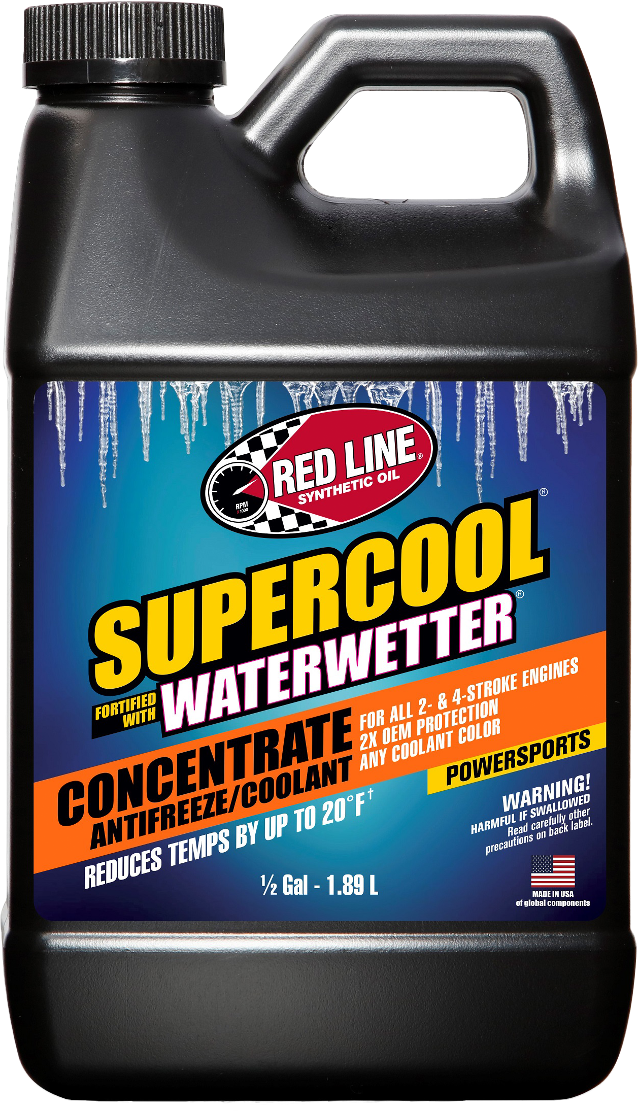 Red Line - Supercool Concentrate 64 Oz Powersports Antifreeze - 81235