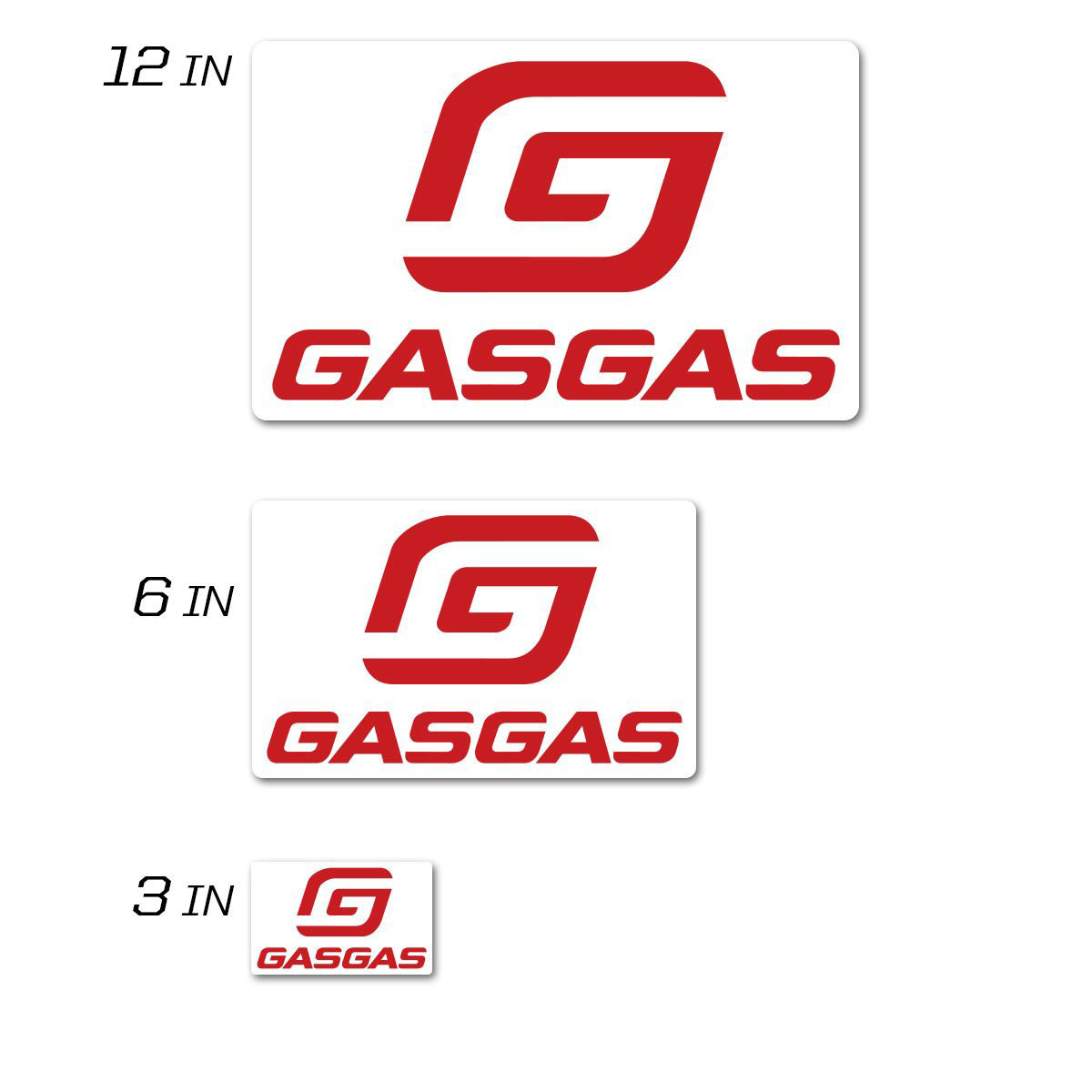 D-cor - Gasgas Icon Decal 3 Squared - 40-65-108