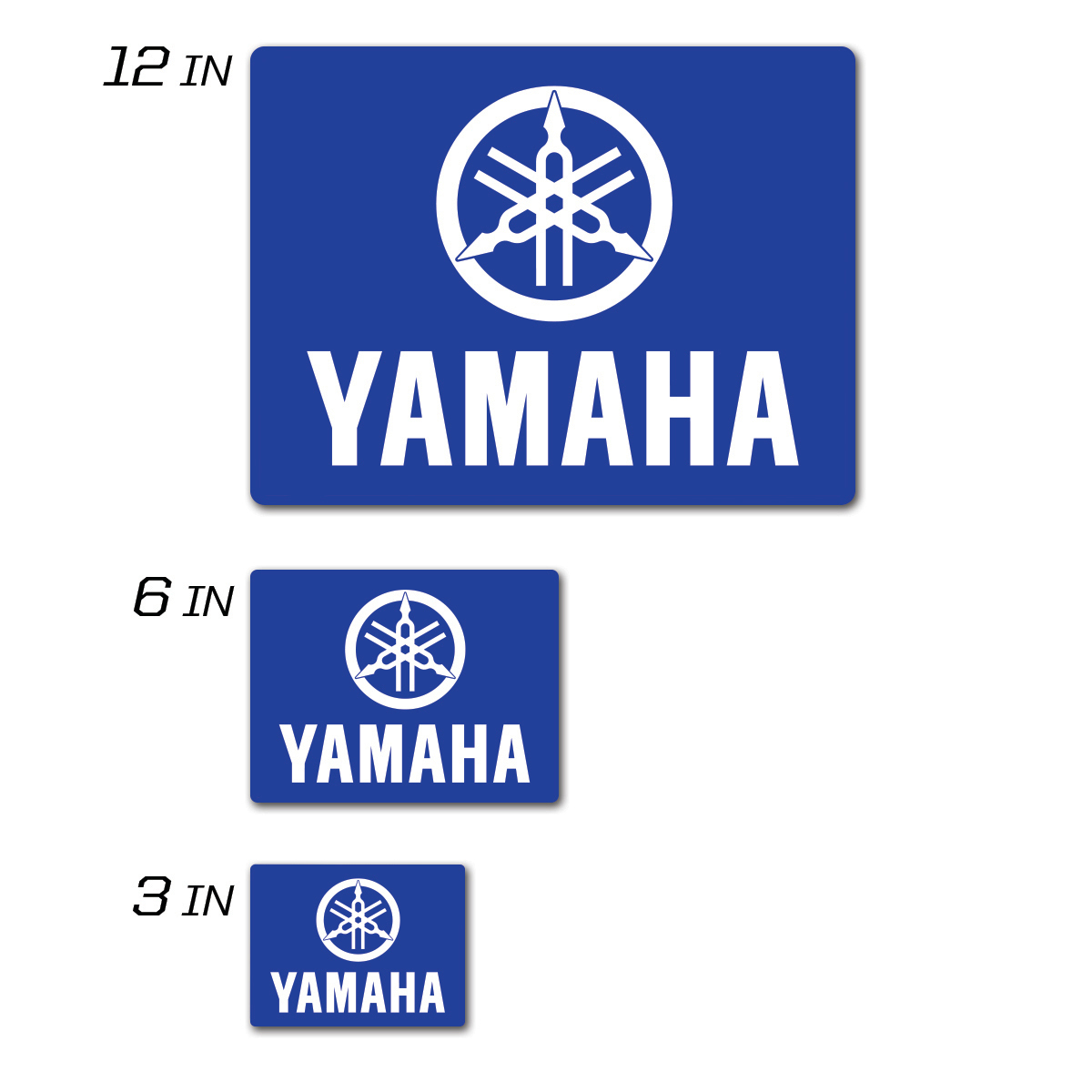 D-cor - Yamaha Icon Decal 6" Squared Yamaha Icon Decal 6" Squared - 40-50-109