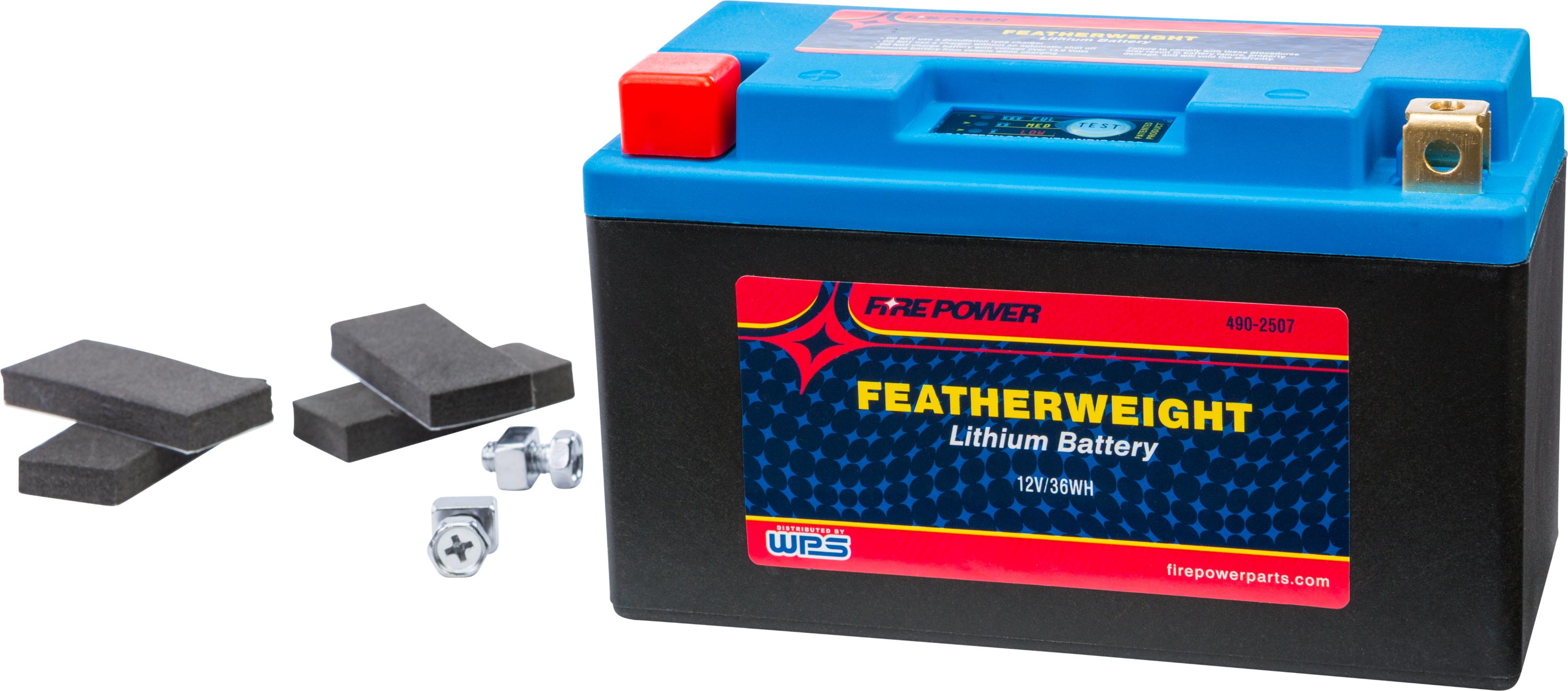 Fire Power - Featherweight Lithium Battery 190 Cca Hjt9b-fp-il 12v/36wh - HJT9B-FP