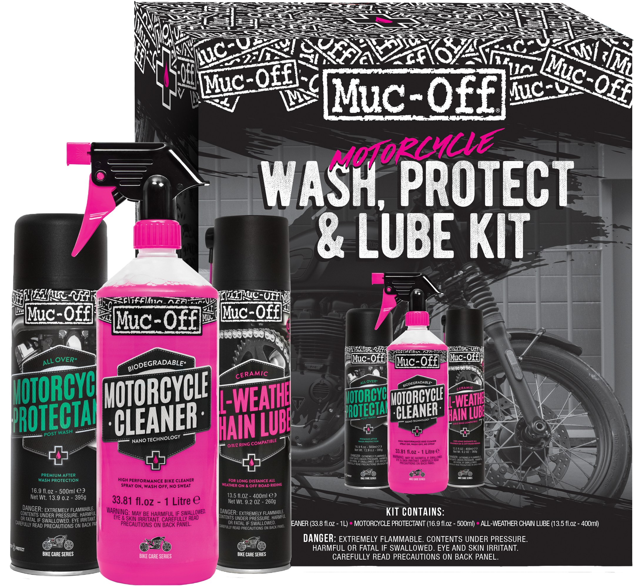 Muc-off - Wash  Protect & Lube Kit - 20095US