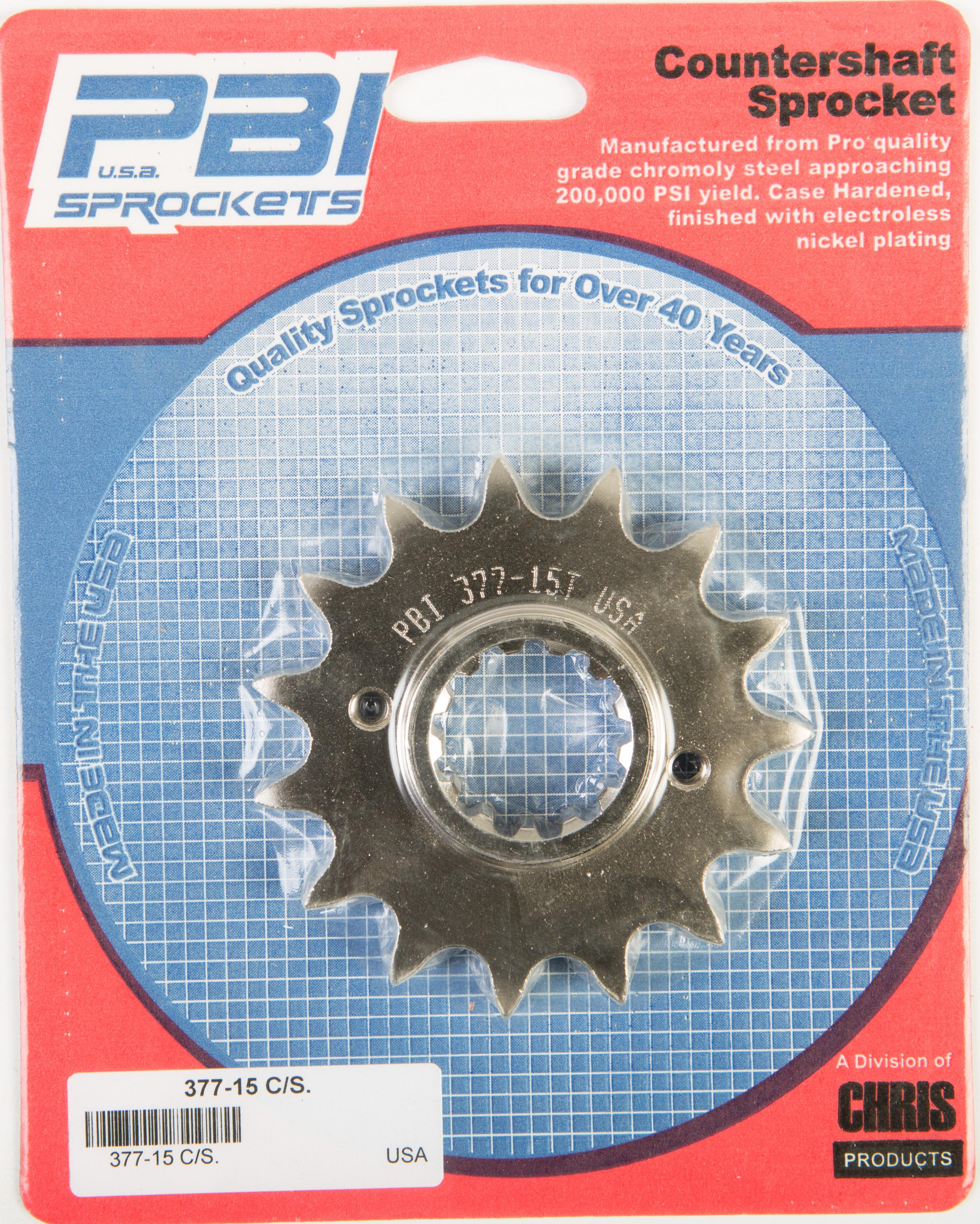 Pbi - Front Cs Sprocket Steel 15t-530 Hon - 377-15