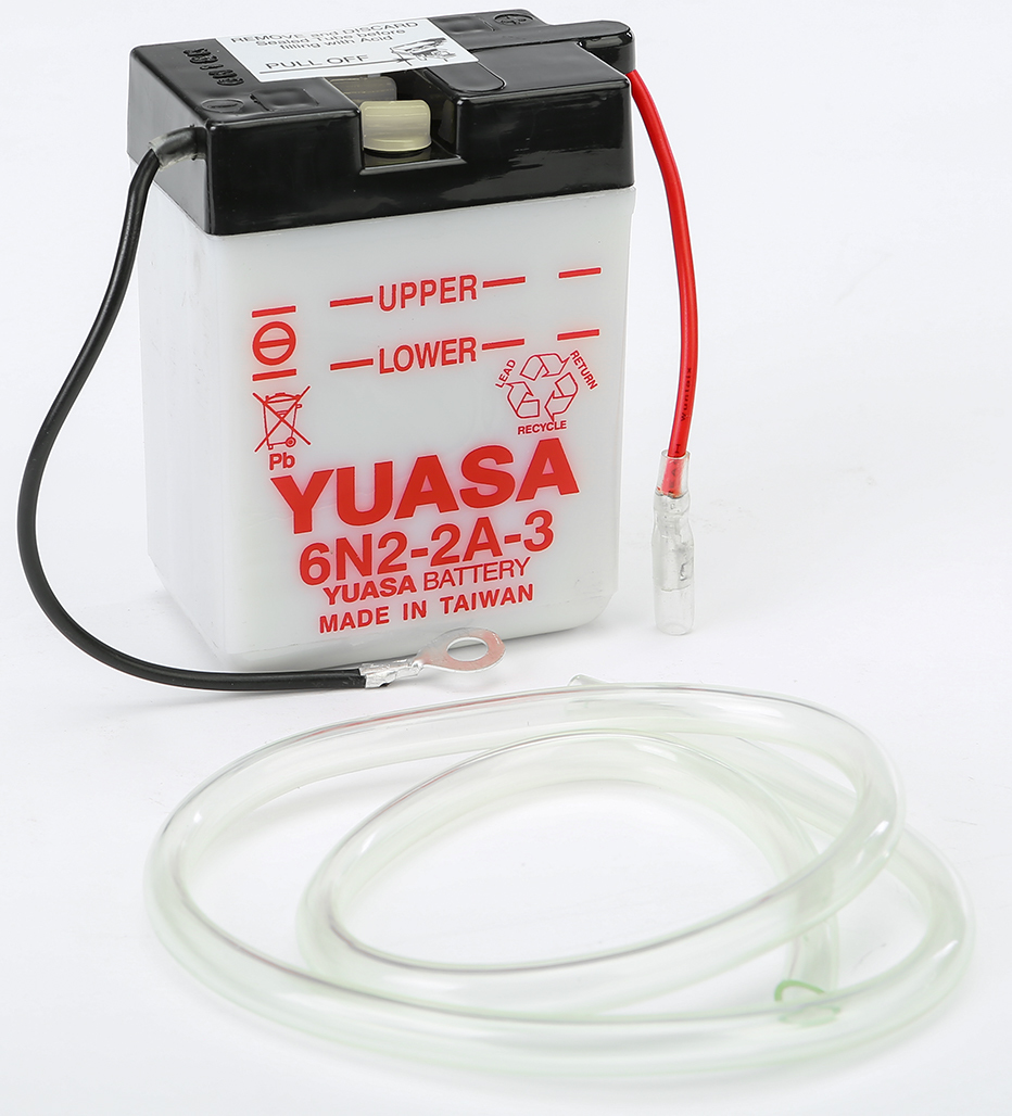 Yuasa - Battery 6n2-2a-3 Conventional - YUAM2623A