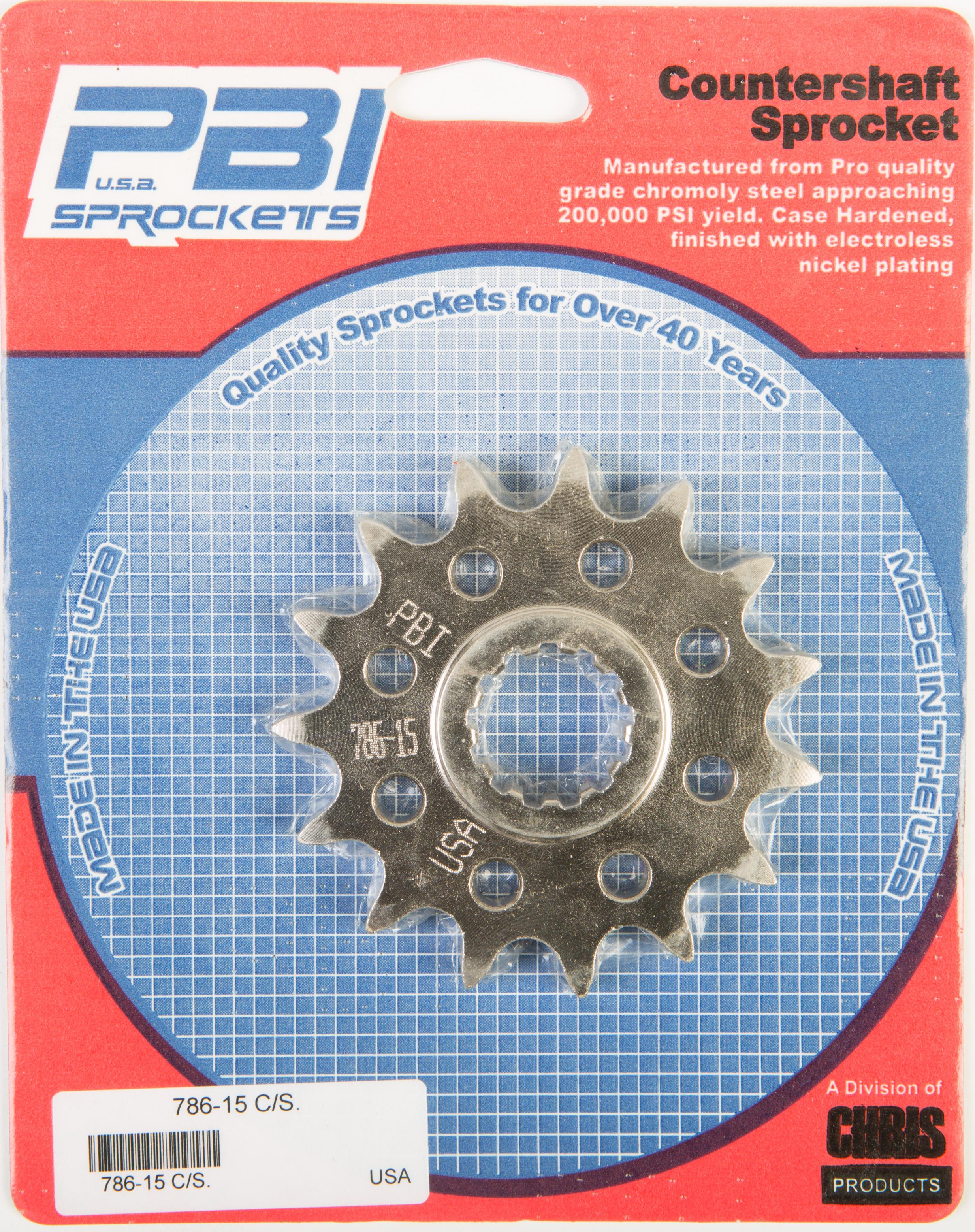 Pbi - Front Cs Sprocket Steel 15t-532 Yam - 786-15