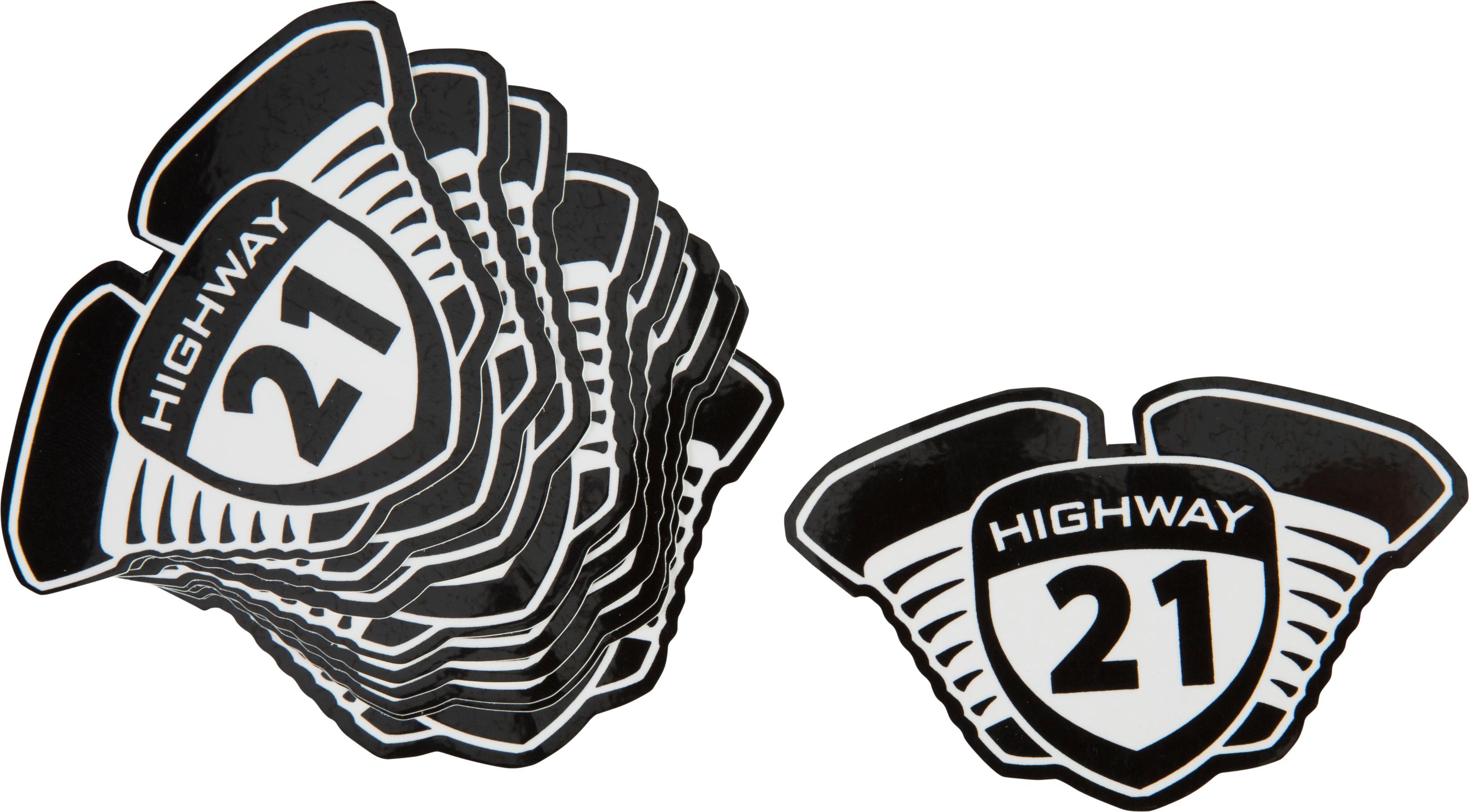 Highway 21 - Decal 3" 10/pack - 99-8321