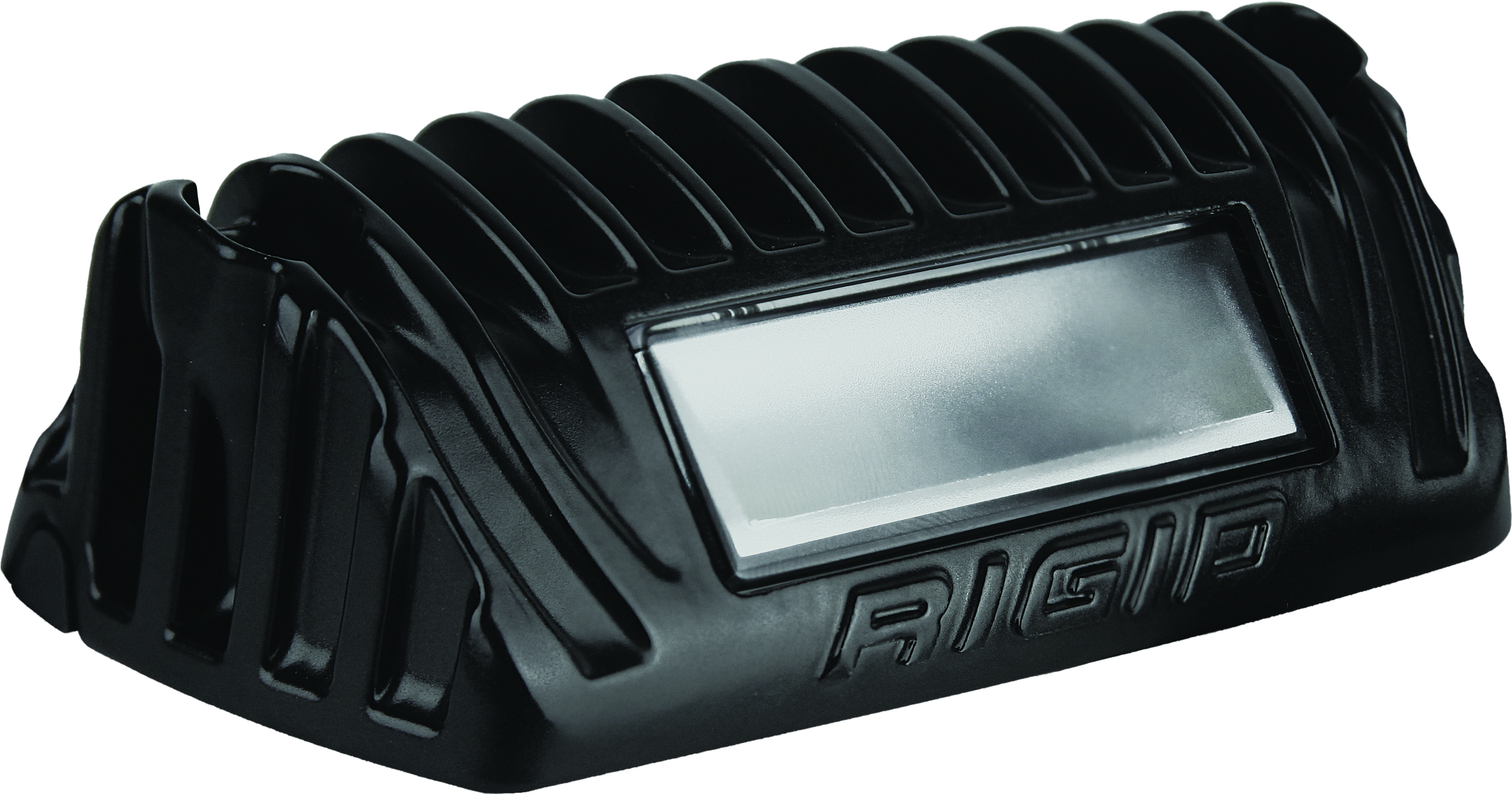 Rigid - Dc Scene 1"x2" Light Black W/white Leds - 86610