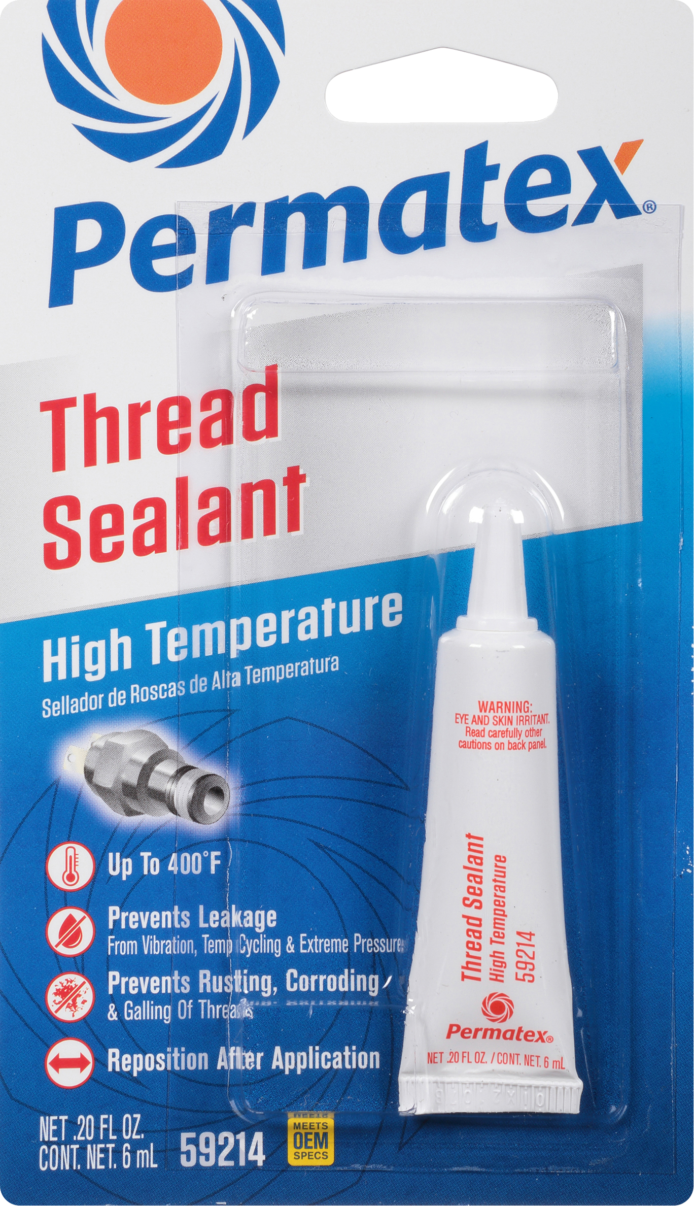 Permatex - High Temperature Thread Sealant 6ml - 59214