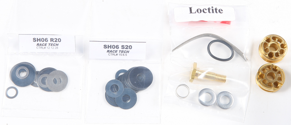 Race Tech - Gold Fork Valve Kit - FMGV S2050C