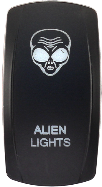 Xtc Power Products - Dash Switch Rocker Face Alien Lights - SW00-00139043