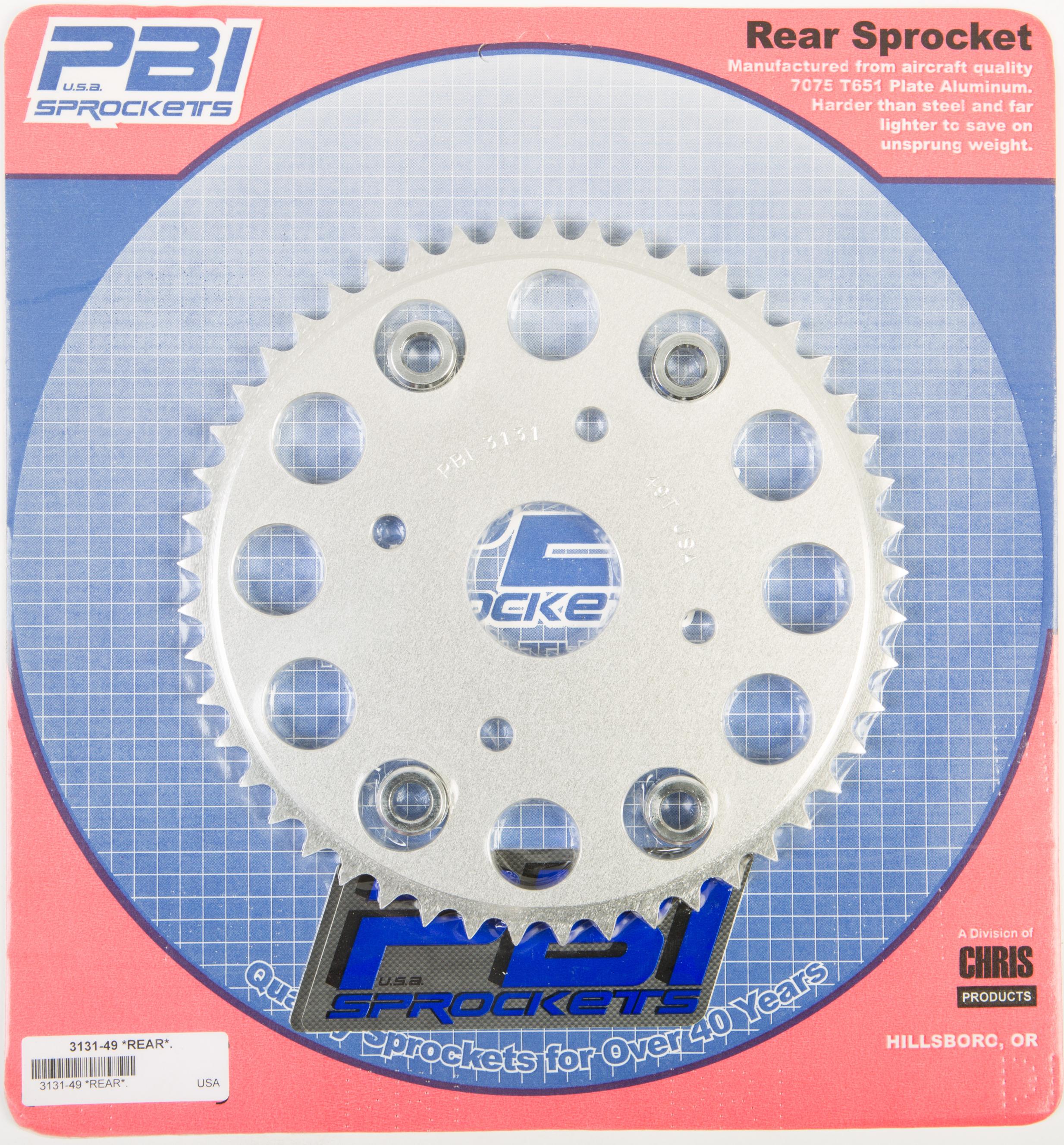 Pbi - Rear Sprocket Aluminum 49t-428 Hon - 3131-49-2