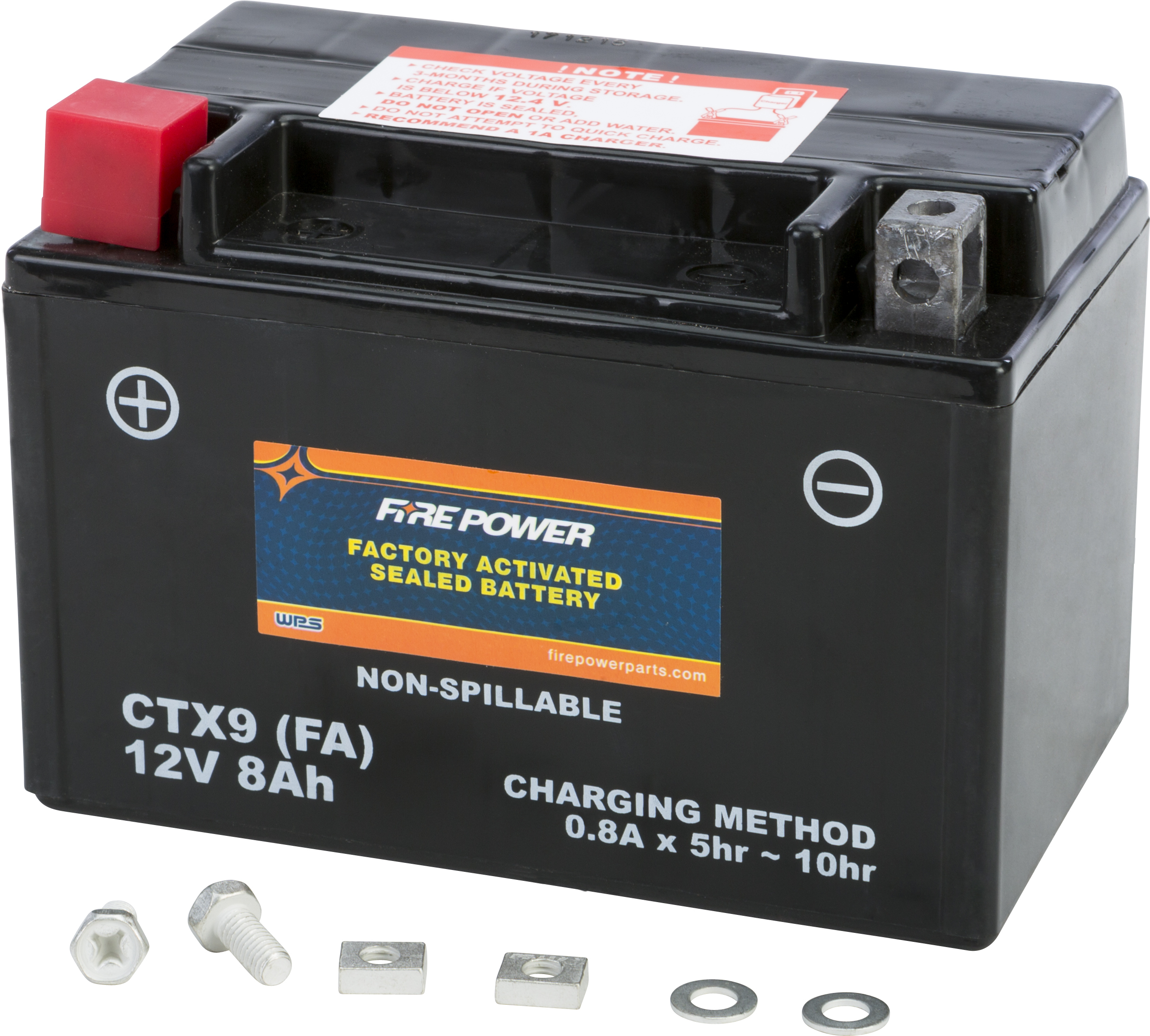 Fire Power - Battery Ctx9 Sealed Factory Activated - CTX9-BS(FA)