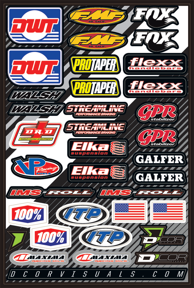 D-cor - Atv Decal Sheet - 40-90-107