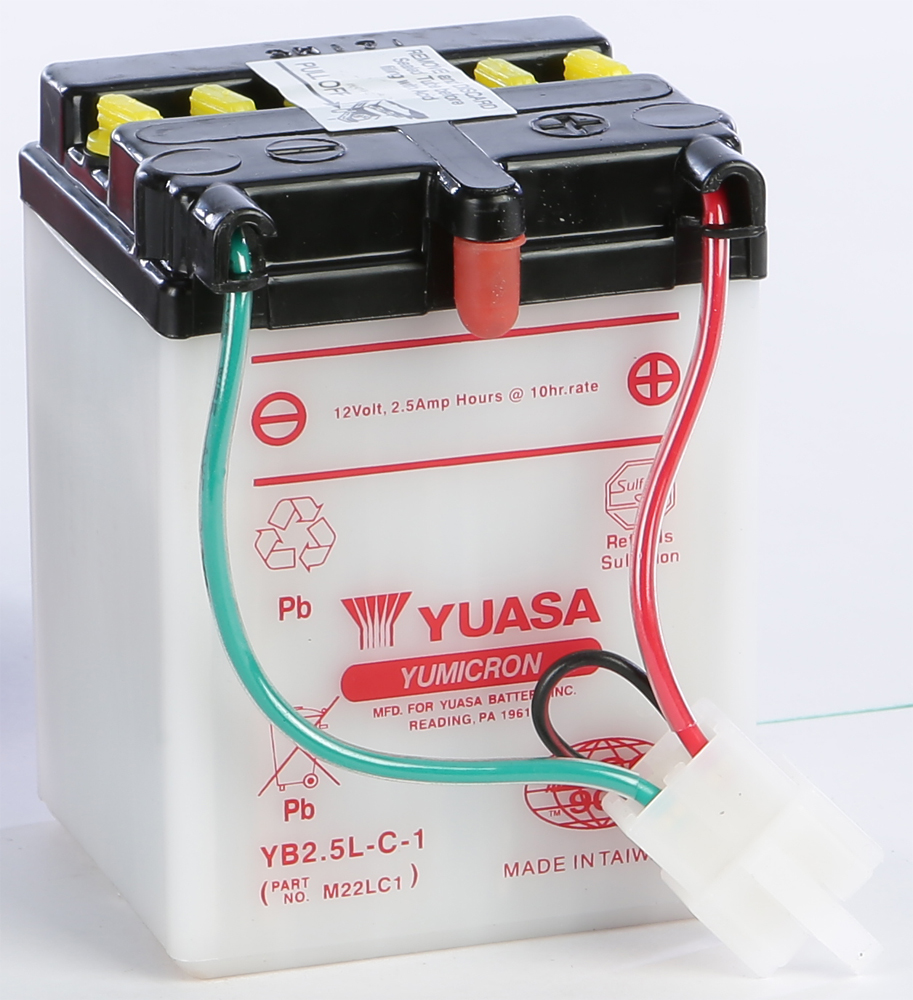 Yuasa - Battery Yb2.5l-c-1 Conventional - YUAM22LC1