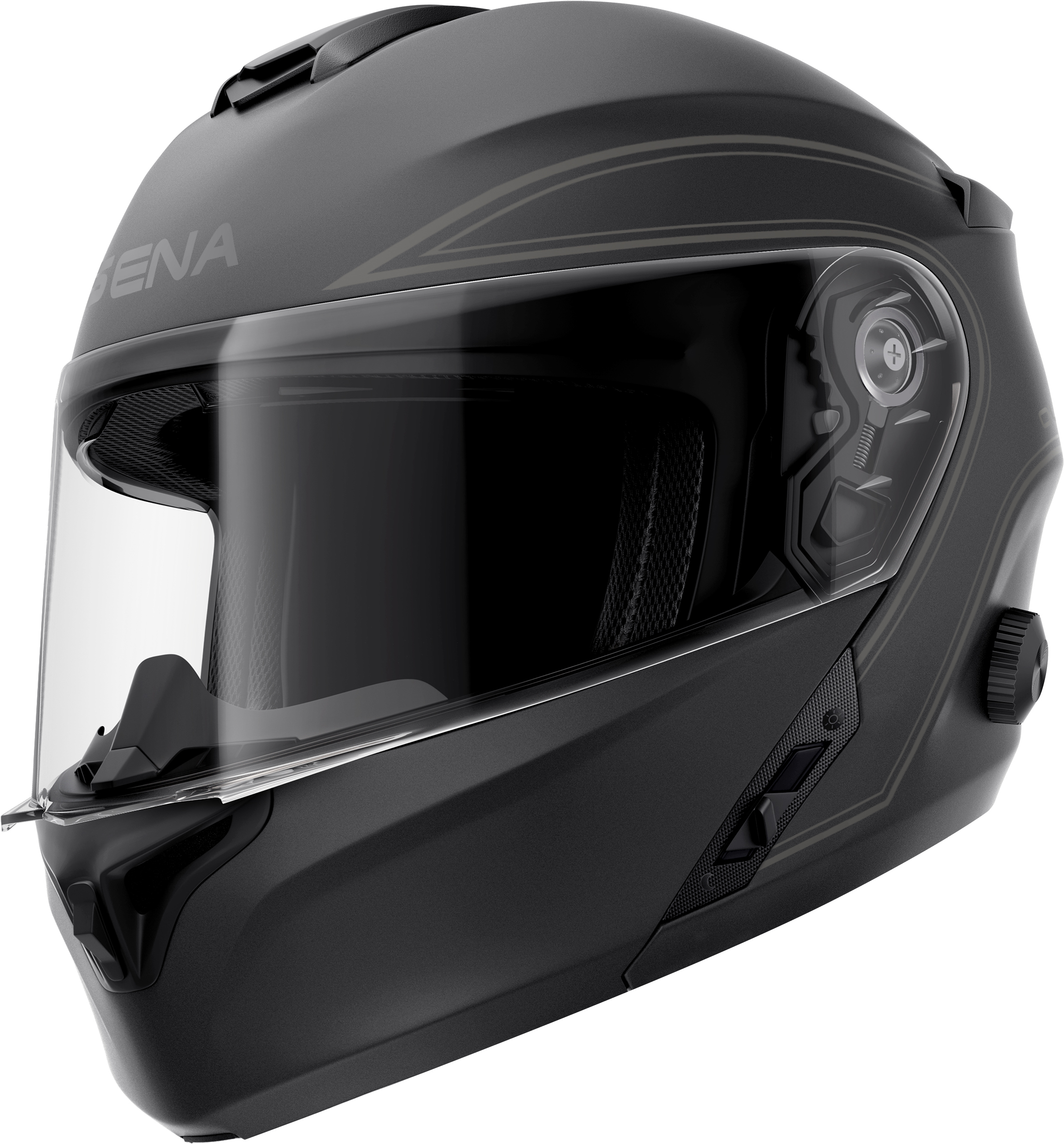 Sena - SENA Outrush Flip-Up BT Helmet OUTRUSH-MB0XL - 885465010449