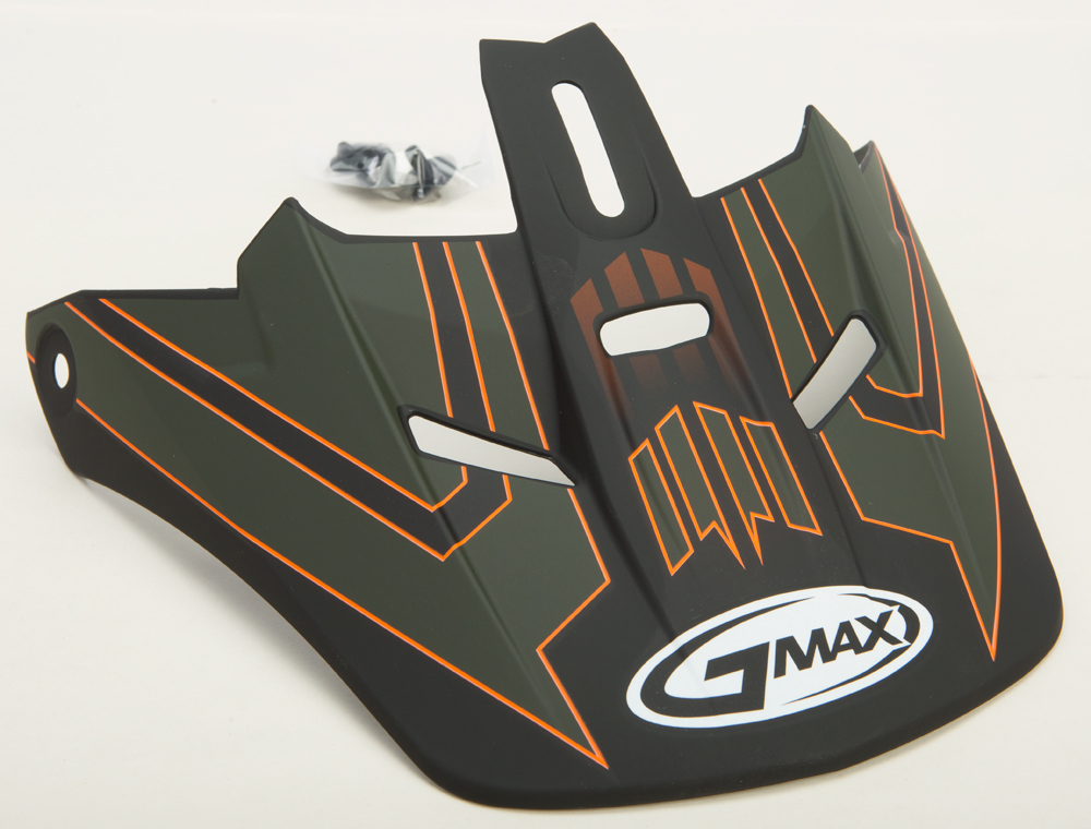Gmax - Visor W/screws Race Gm-46.2 Od Green/orange Md-3x - G046247