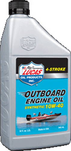 Lucas - Outboard Engine Oil Synthetic 10w-40 1qt - 10662
