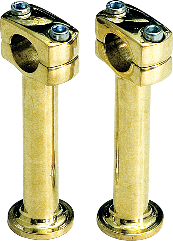 Paughco - Post Style Risers Brass 5" - 354BR
