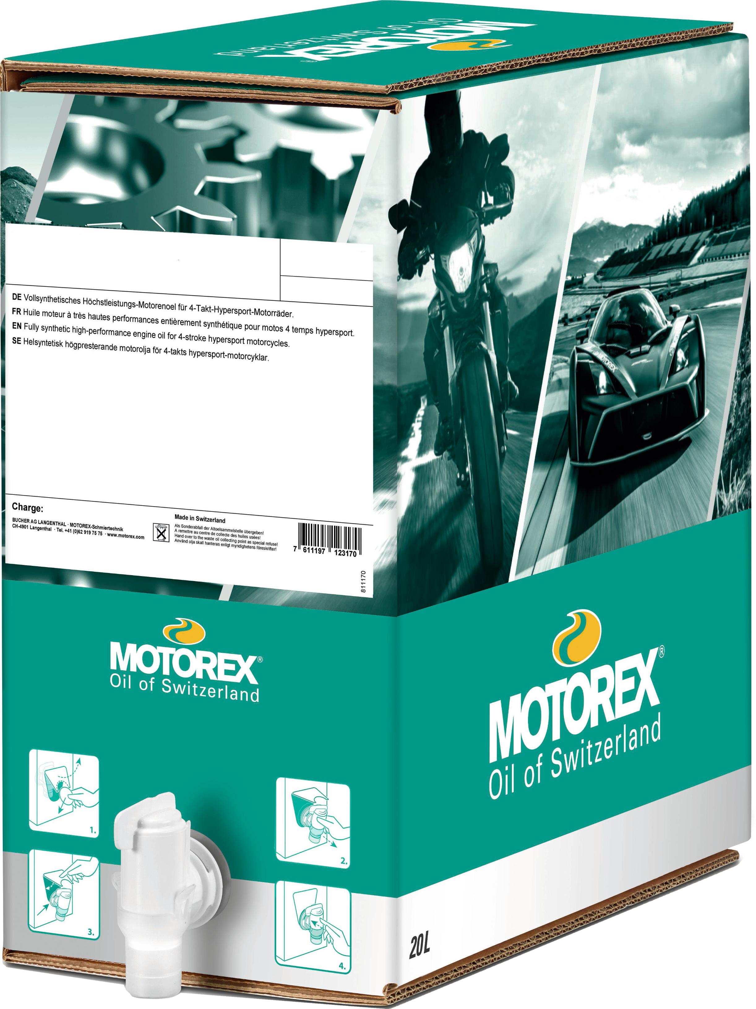 Motorex - Power Synt 4t 10w50 20l Bib Full Synthetic - 196064