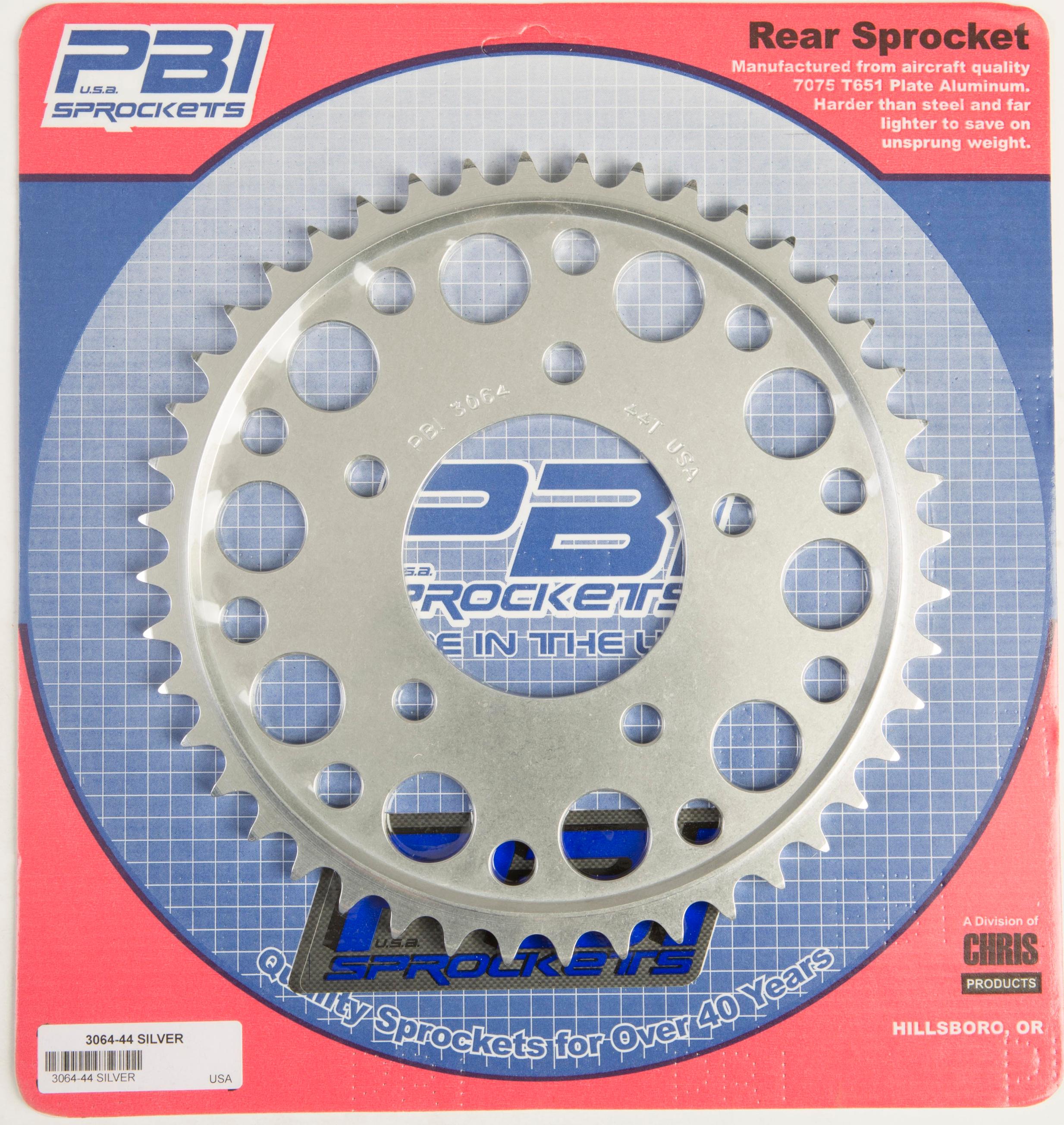 Pbi - Rear Sprocket Aluminum 44t-525 Hon - 3064-44-4