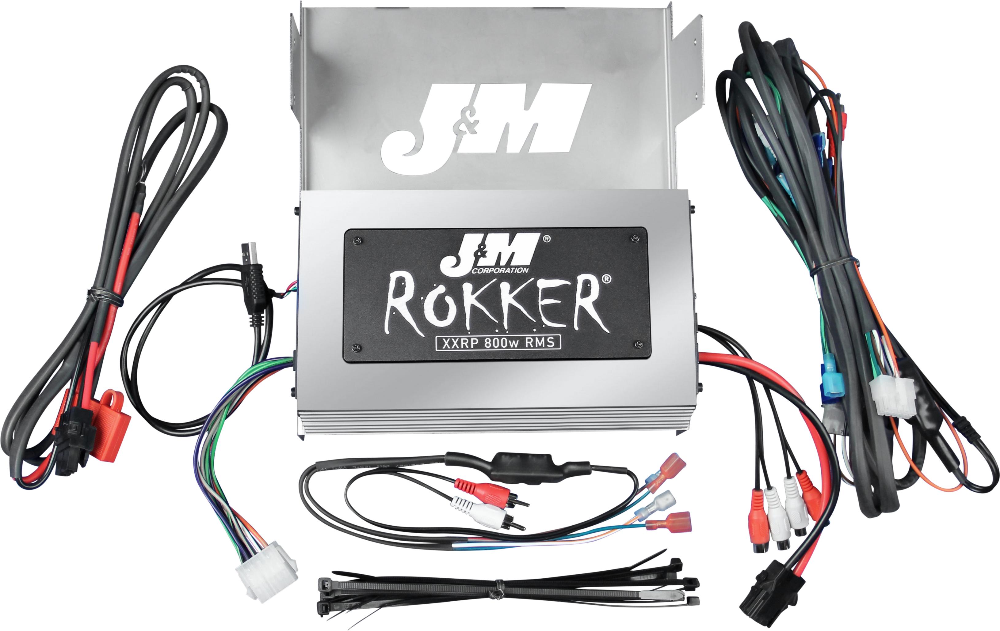 J&m - Rokker P800w 4-ch Amp Kit 06-13 Flhtcu - JAMP-800HC06-ULP