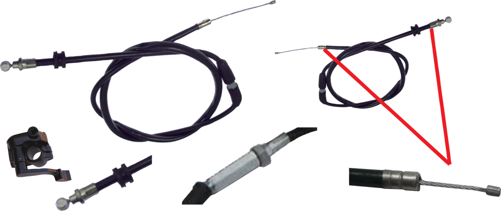 Mogo Parts - Throttle Cable T3 44" - T3-440