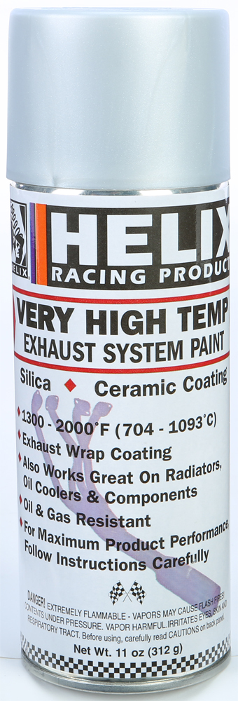 Helix - Very High Temp Exhaust System Paint Flat Aluminum 11oz - 165-1170