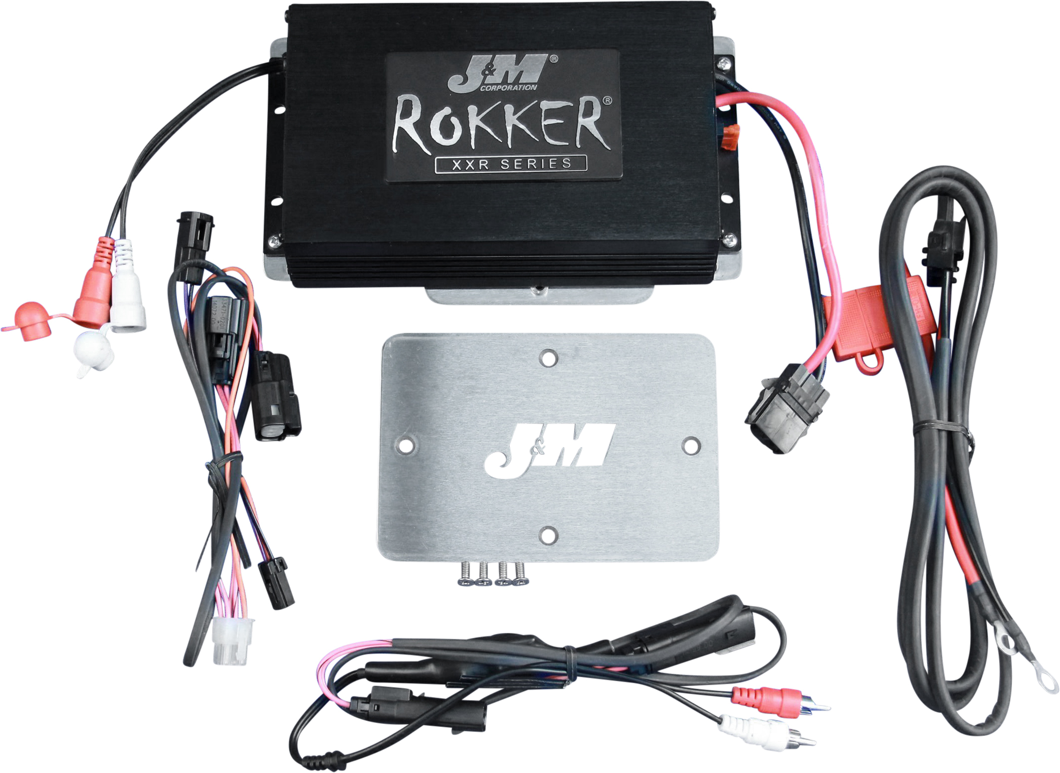 J&m - Rokker Xxr 400w 2-ch Amp Kit 15-20 Fltr - JAMP-400HR15