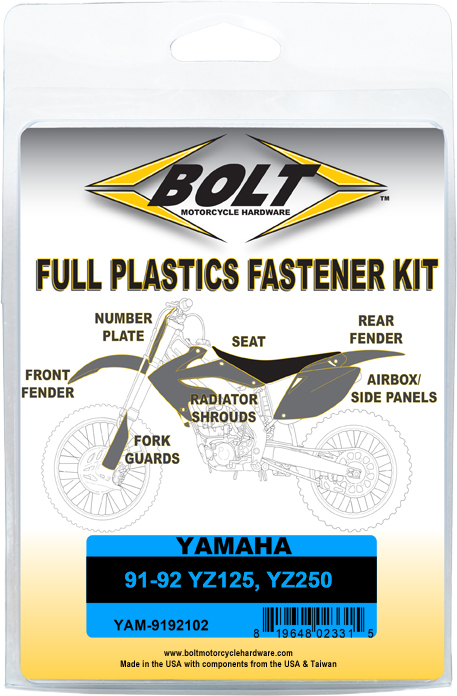 Bolt - Full Plastic Fastener Yam - YAM-9192102