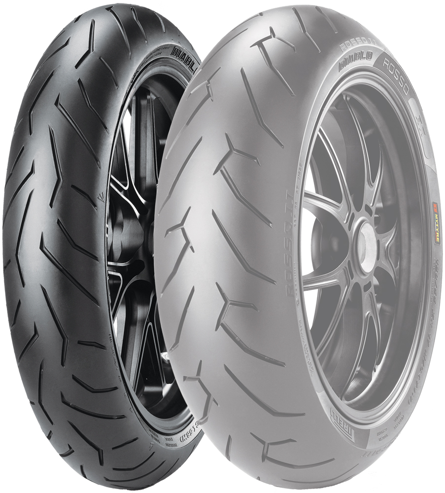 Pirelli - Tire Diablo Rosso 2 Ds Front 120/70zr17 (58w) Radial - 2148800