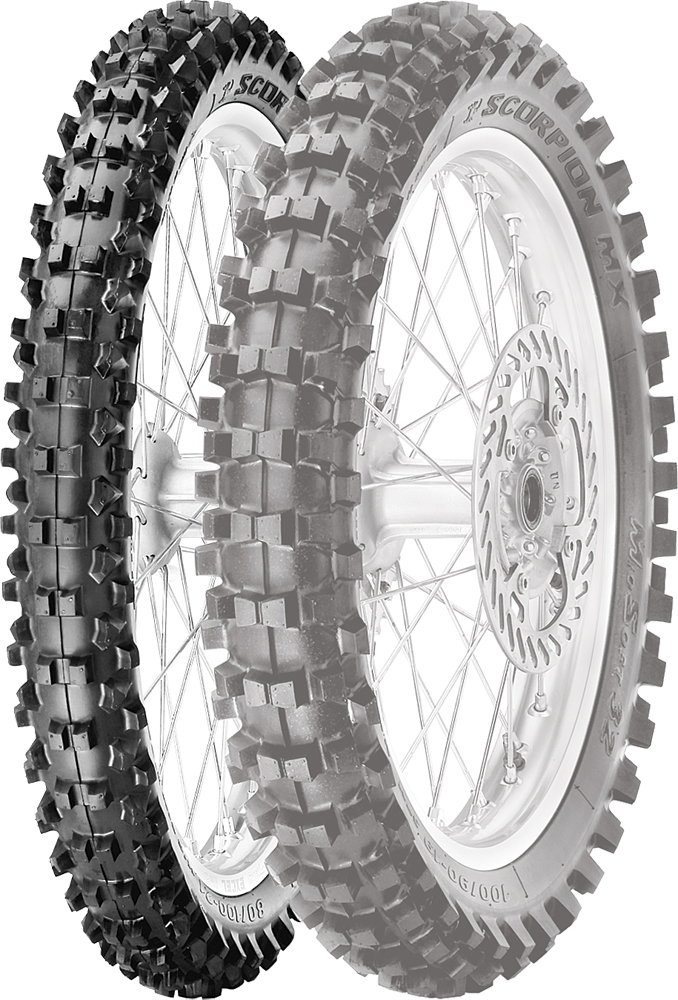 Pirelli - Tire Mx32 Mid Soft Front 80/100-21 51m Bias Tt - 2588300