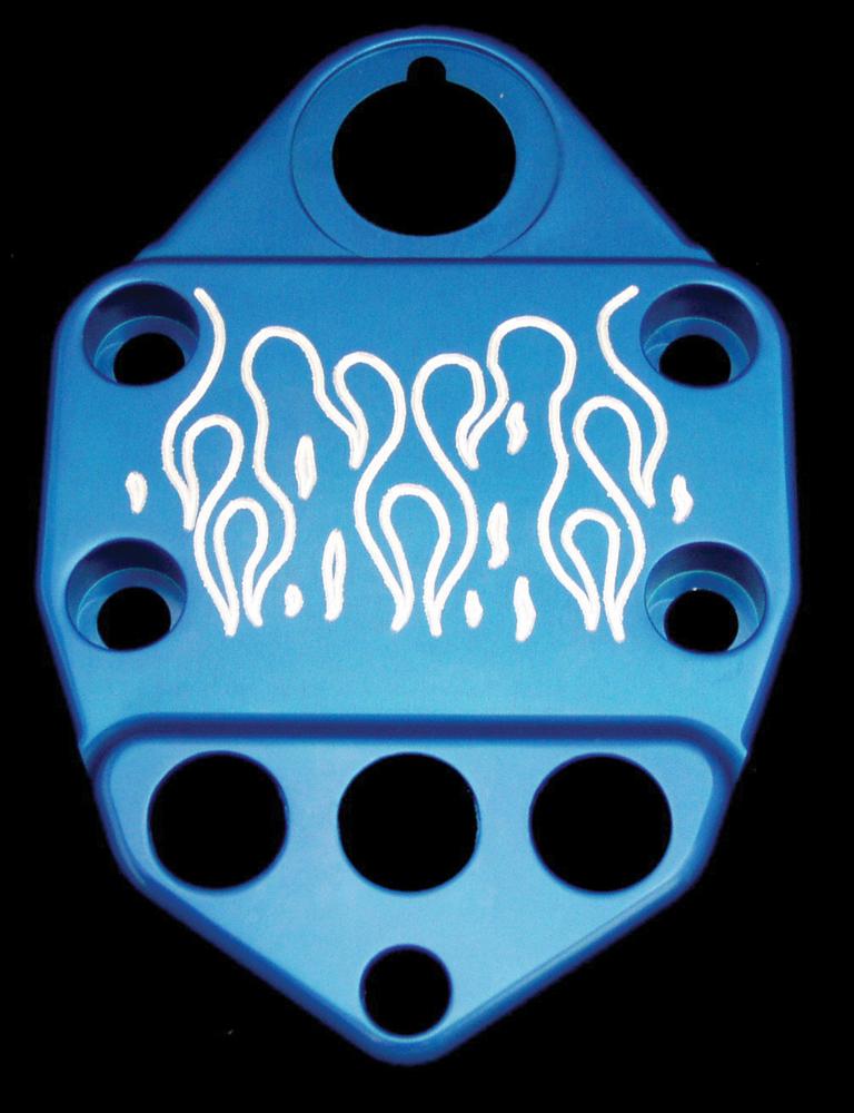 Modquad - Handlebar Clamp W/key (polished Logo) - HC1-BK