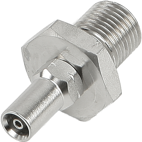 Goodridge - Sniper 2 Straight Male Adapter Stainless 7/16-24 - SN440-02-04BDC