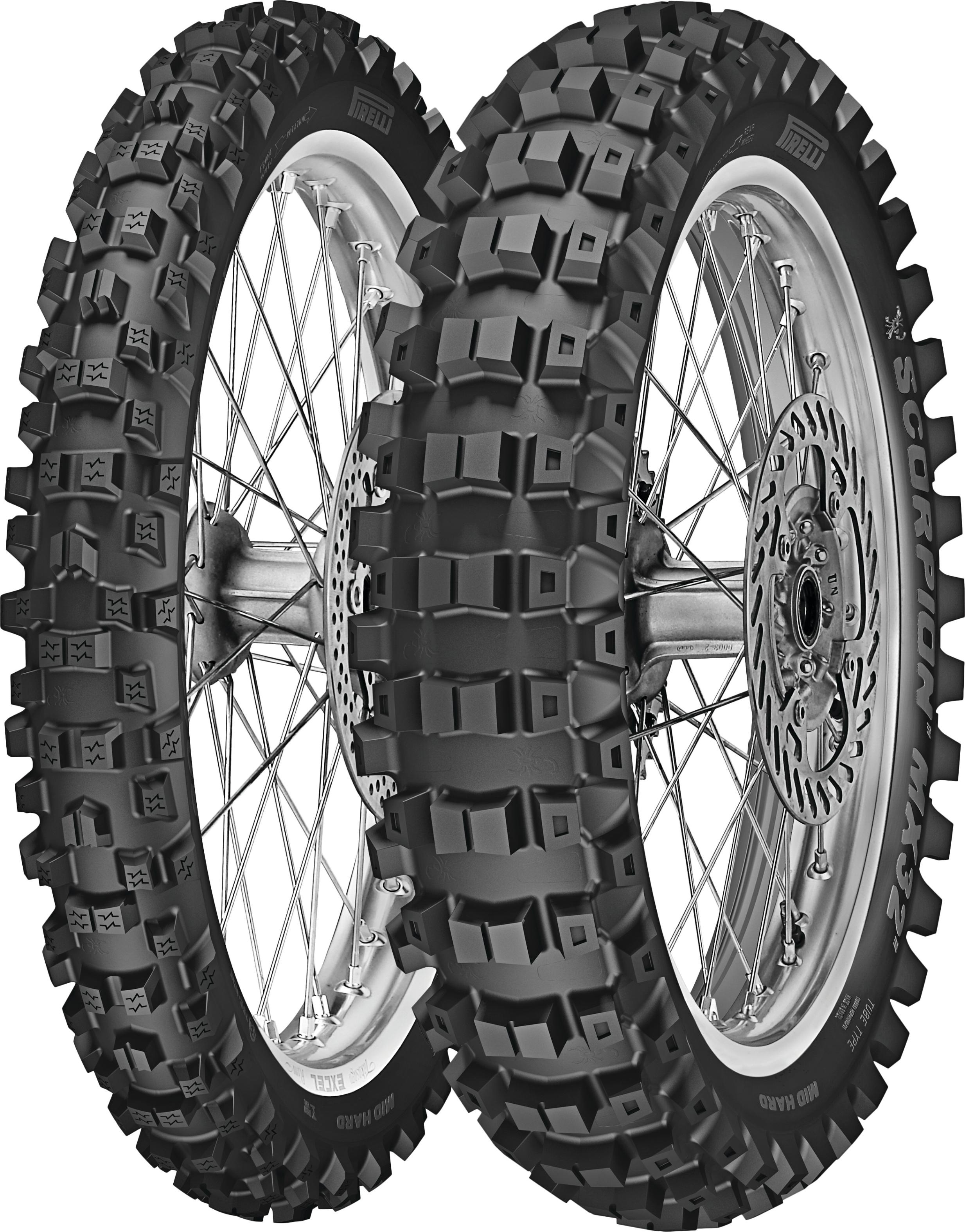 Pirelli - Tire Mx32 Mid Hard Rear 120/80-19 63m Bias Tt - 3842800