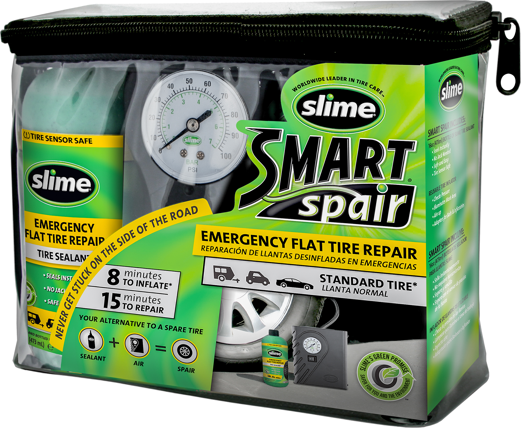 Slime - Smart Spair Tire Repair Kit - 50107