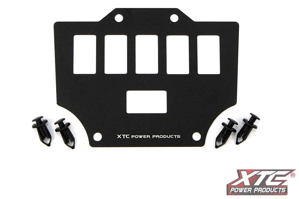 Xtc Power Products - 6 Switch Mount Plate Hon - SP-6SW-HT