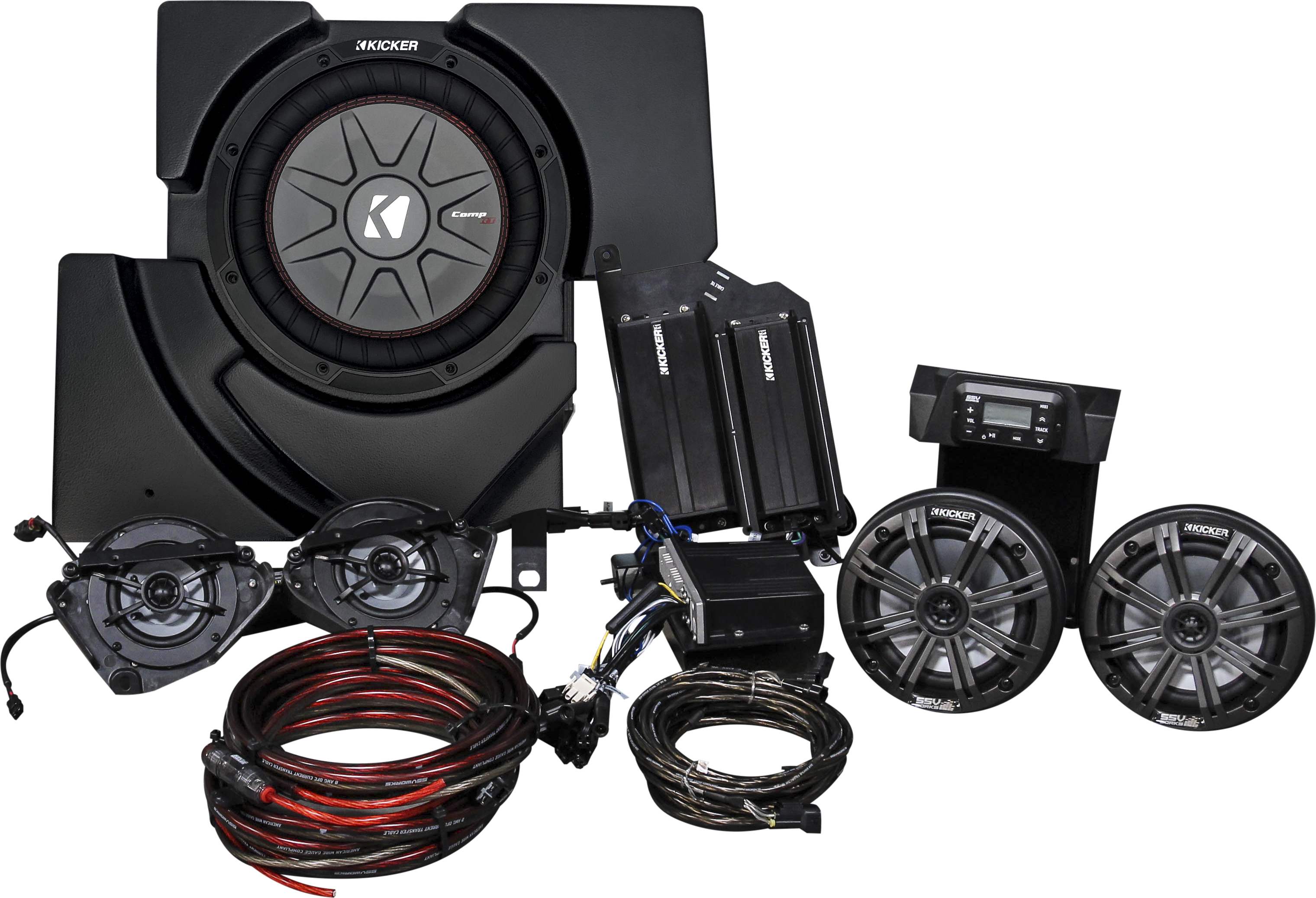 Ssv Works - 5 Speaker Kit Can Am X3 Kicker - X32-5K