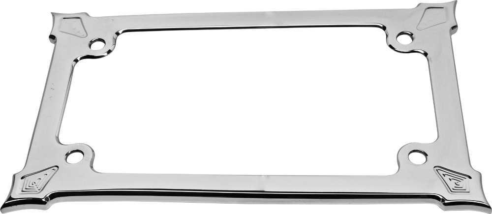 Prec. Billet - License Plate Holder Darkside Chrome - DRK-560-ALL-CHR