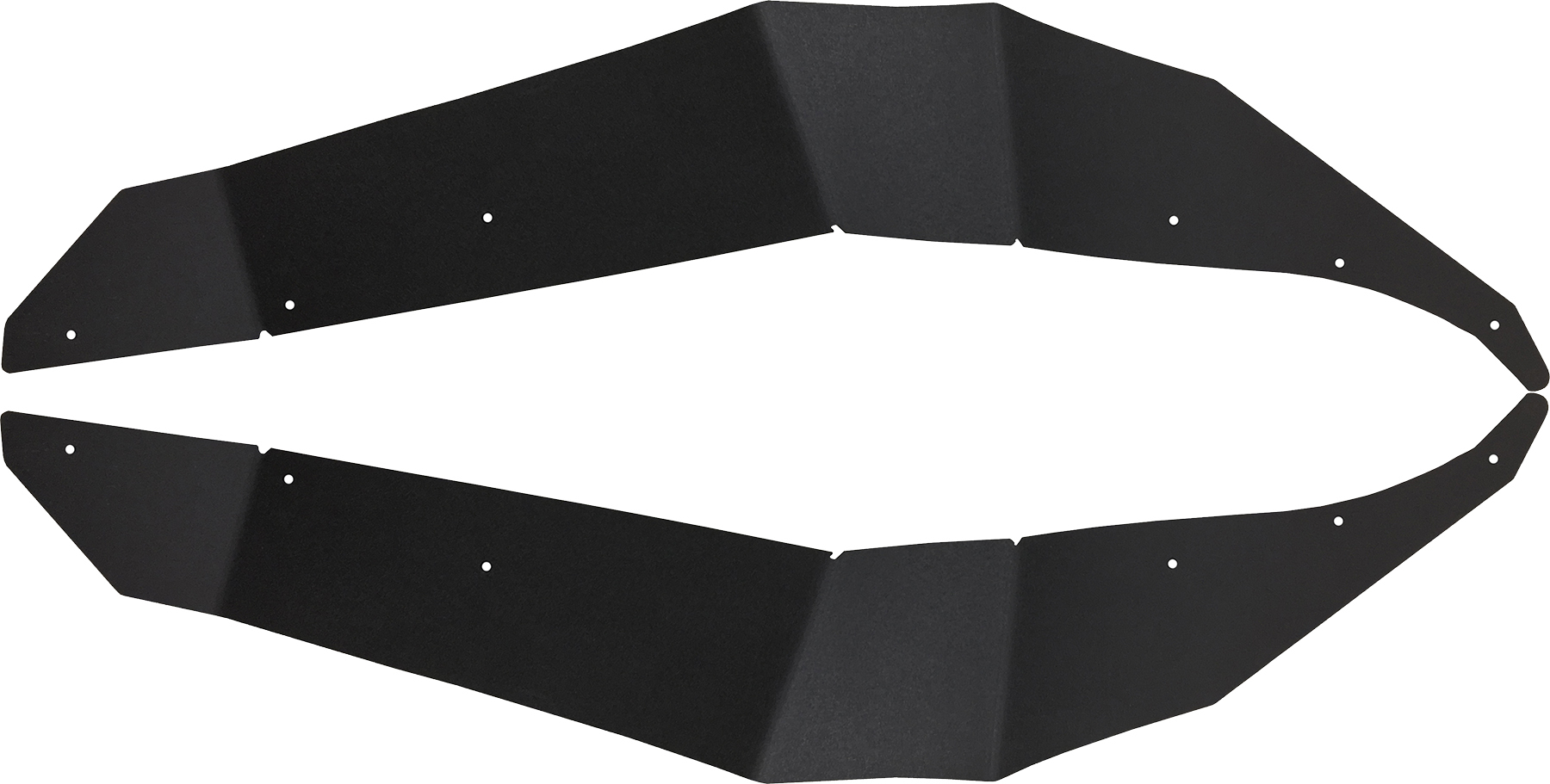 Spike - Over Fenders Blk Set(4) Pol General - 44-1600