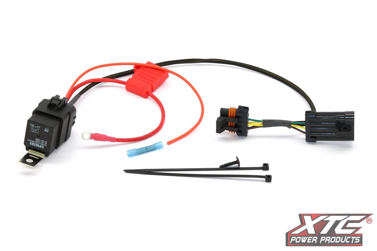 Xtc Power Products - Plug N Play High Beam Kit Pol - RZR-HB-RELAY