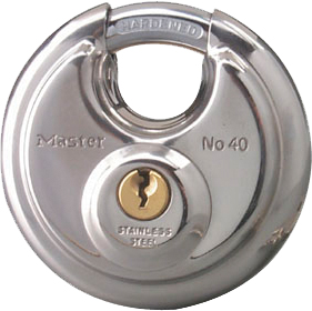 Master Lock - Stainless Steel Round Padlock 2.75" - 40DPF