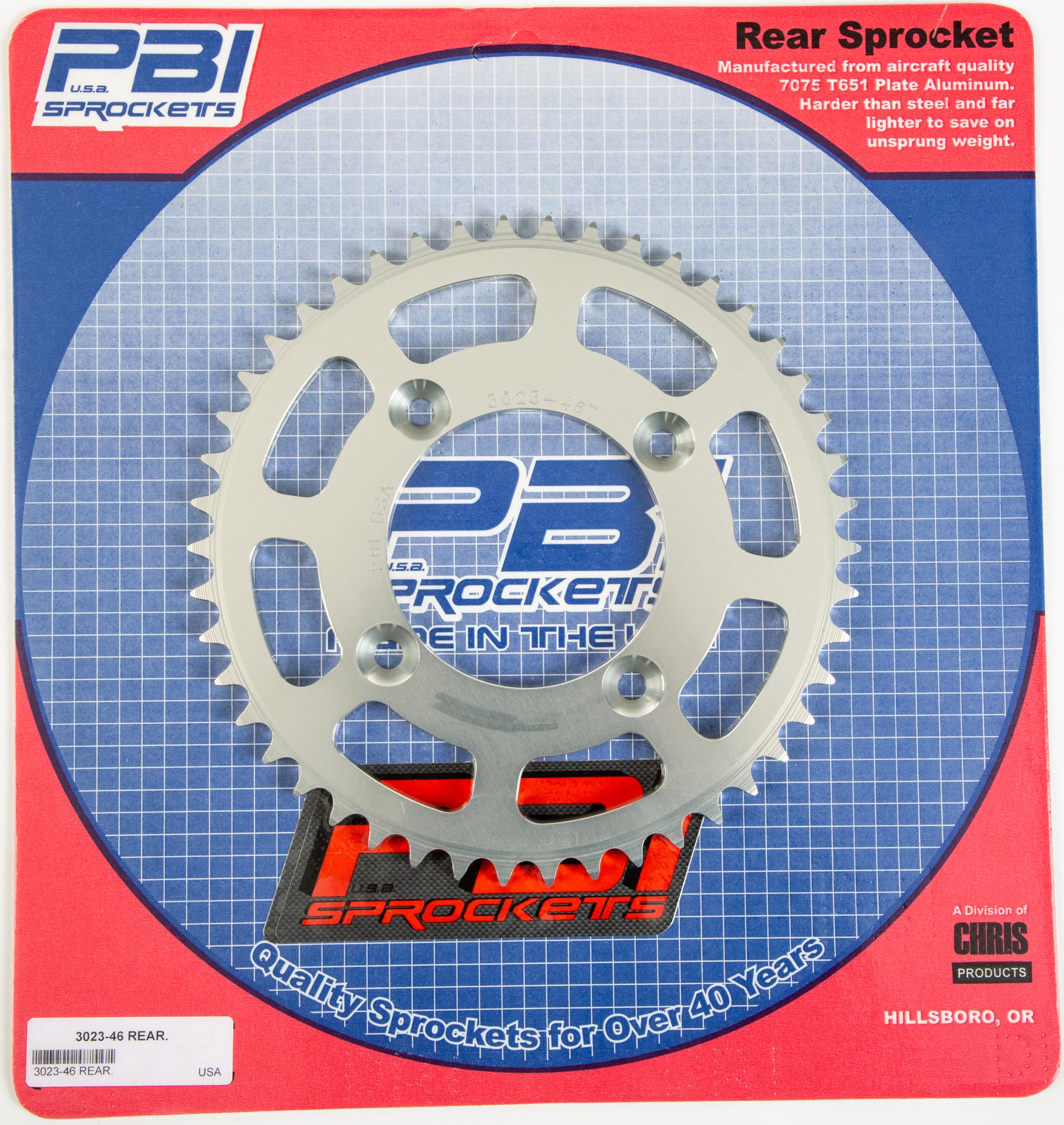 Pbi - Rear Sprocket Aluminum 46t-420 Hon - 3023-46-1