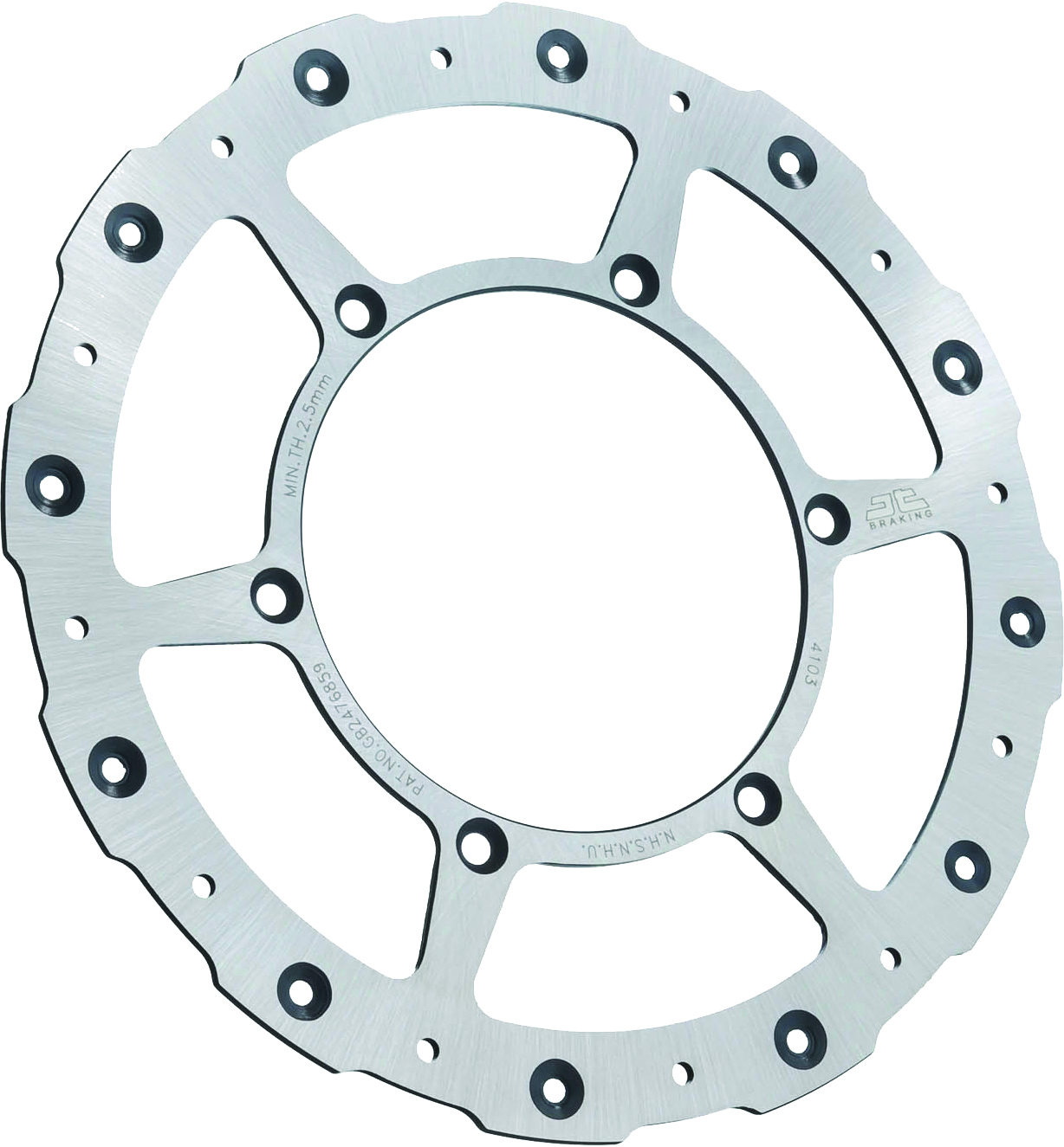 Jt - Front Brake Rotor Ss Self Cleaning Yam - JTD4103SC01