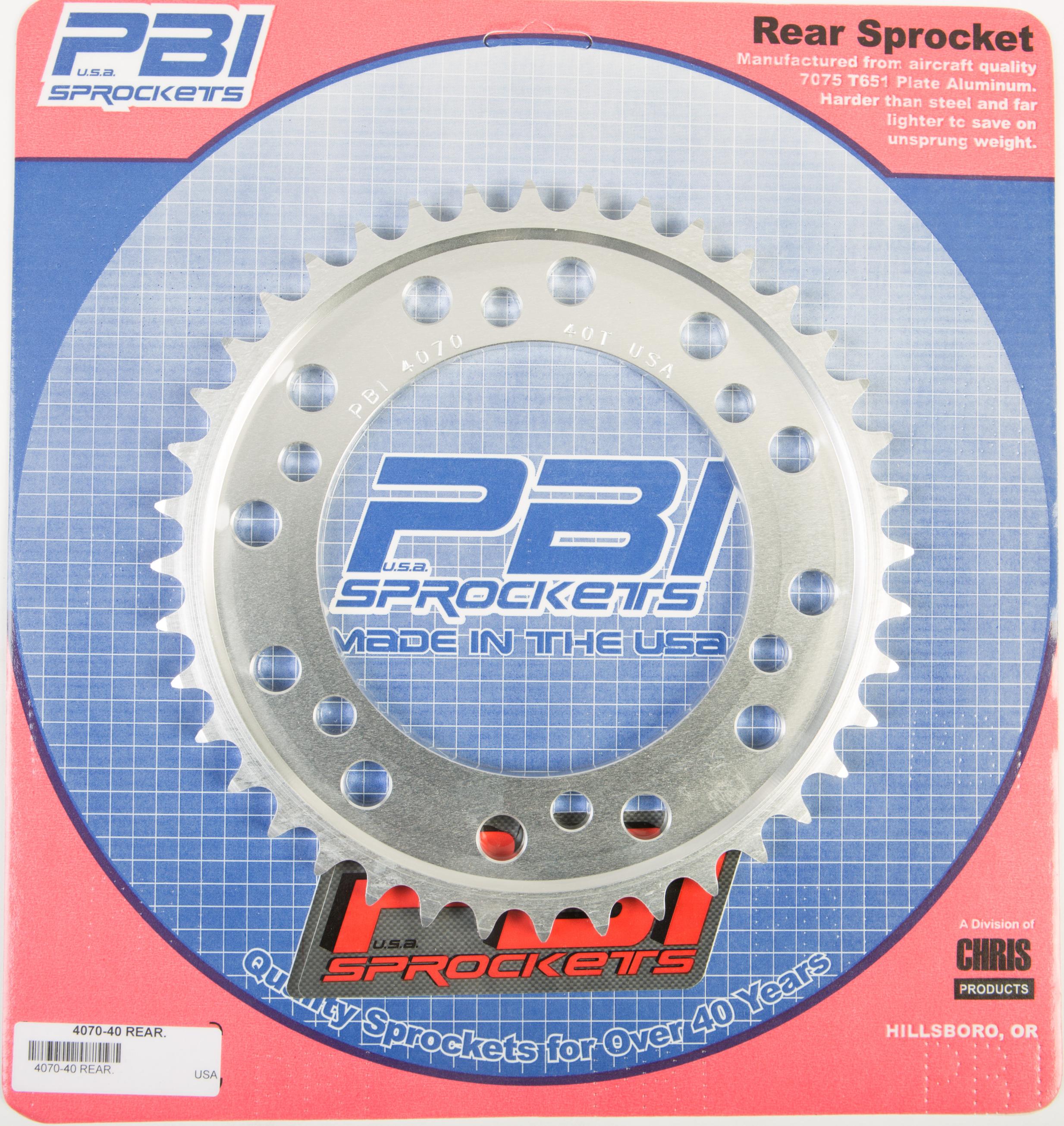 Pbi - Rear Sprocket Aluminum 40t-530 Kaw/suz - 4070-40-5