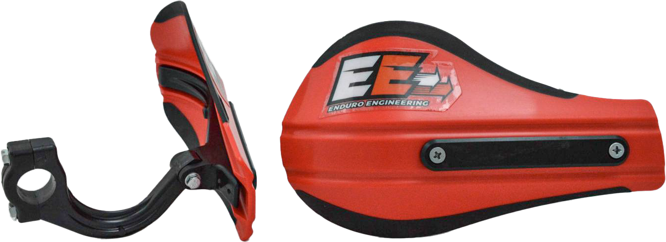 Enduro Engineering - Composite Mnt Roost Deflectors Red W/mounting Hardware - 53-226