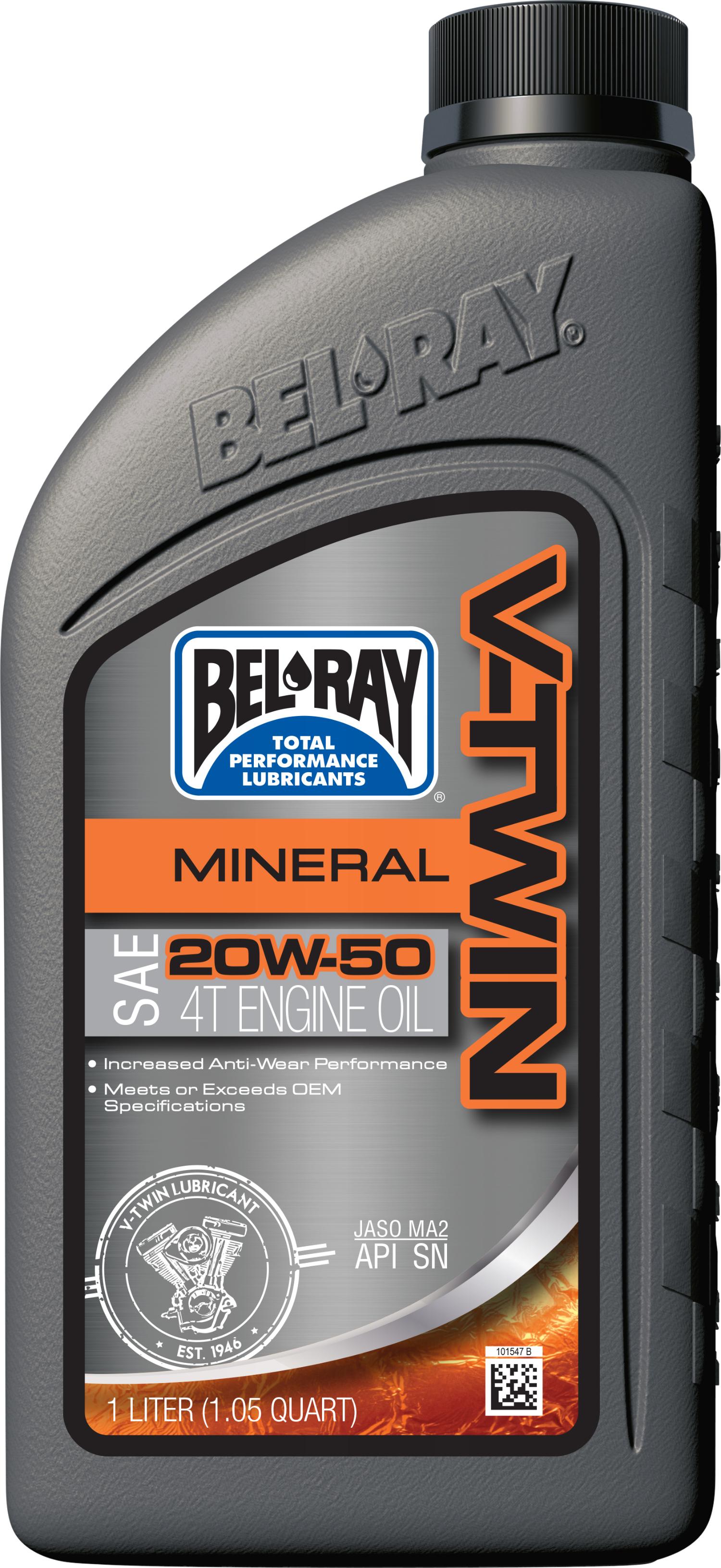 Bel-ray - V-twin Mineral Engine Oil 20w-50 1l - 96905-BT1