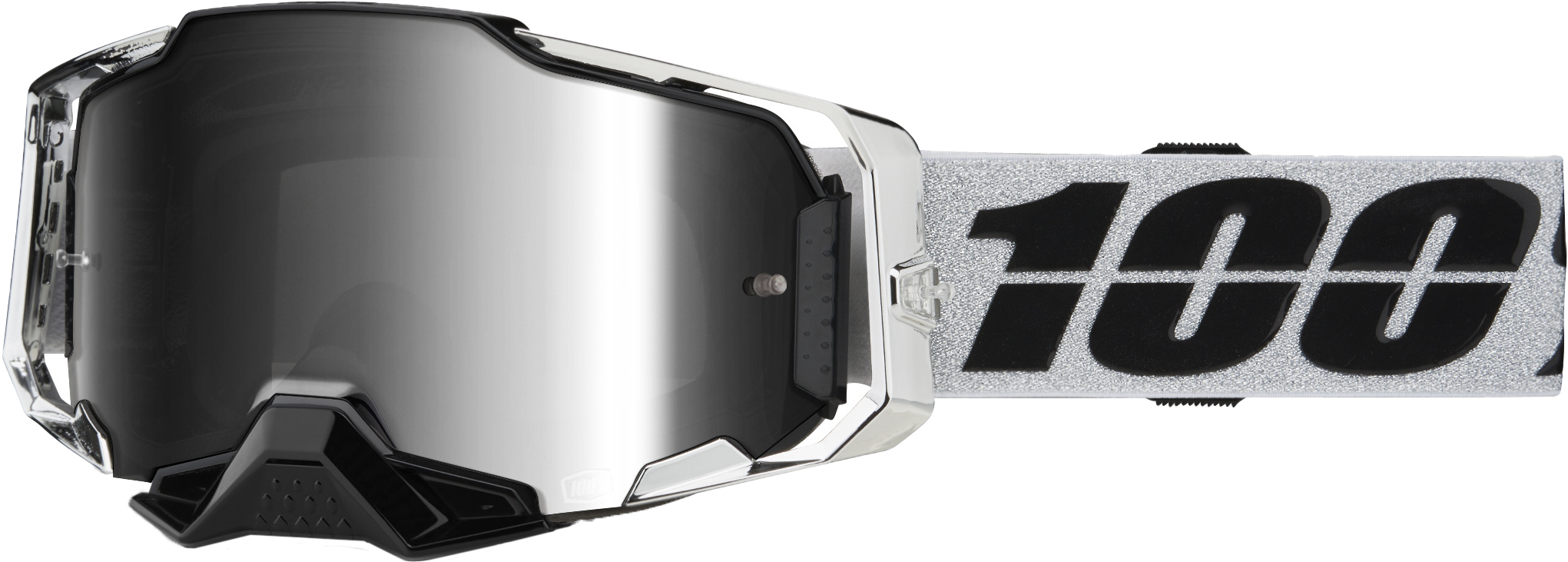 100% - Armega Goggle Atac Mirror Silver Lens - 50005-00016