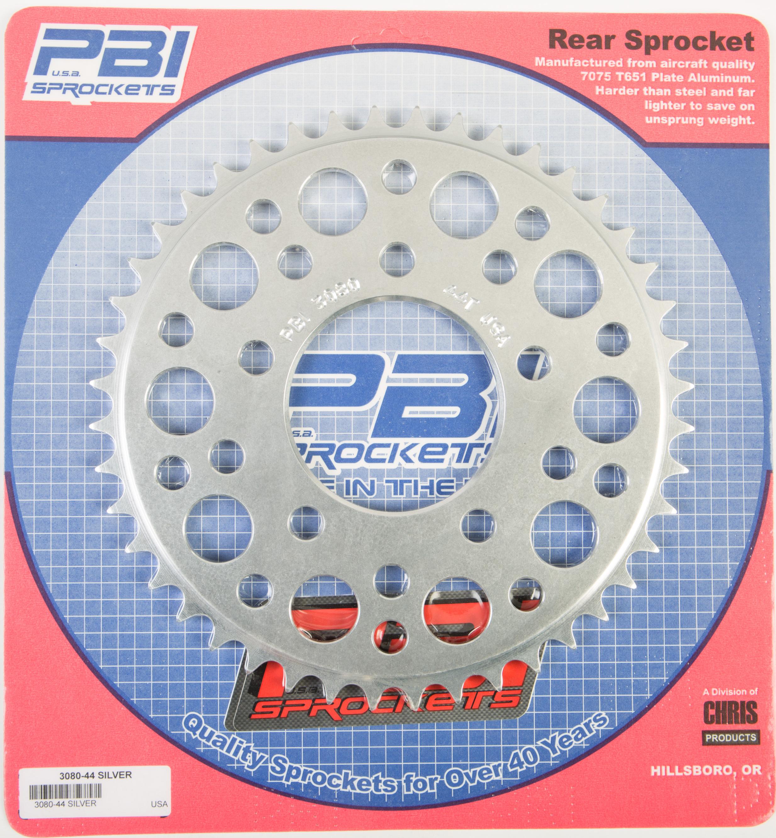 Pbi - Rear Sprocket Aluminum 44t-525 Hon - 3080-44