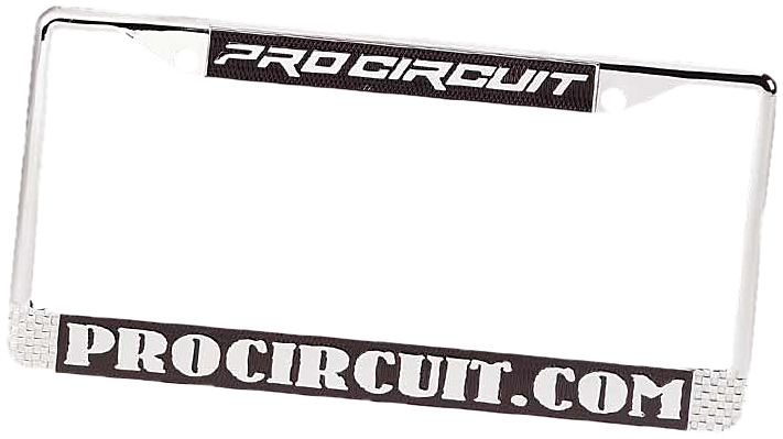 Pro Circuit - License Plate Frame Chrome - PC1005-1300