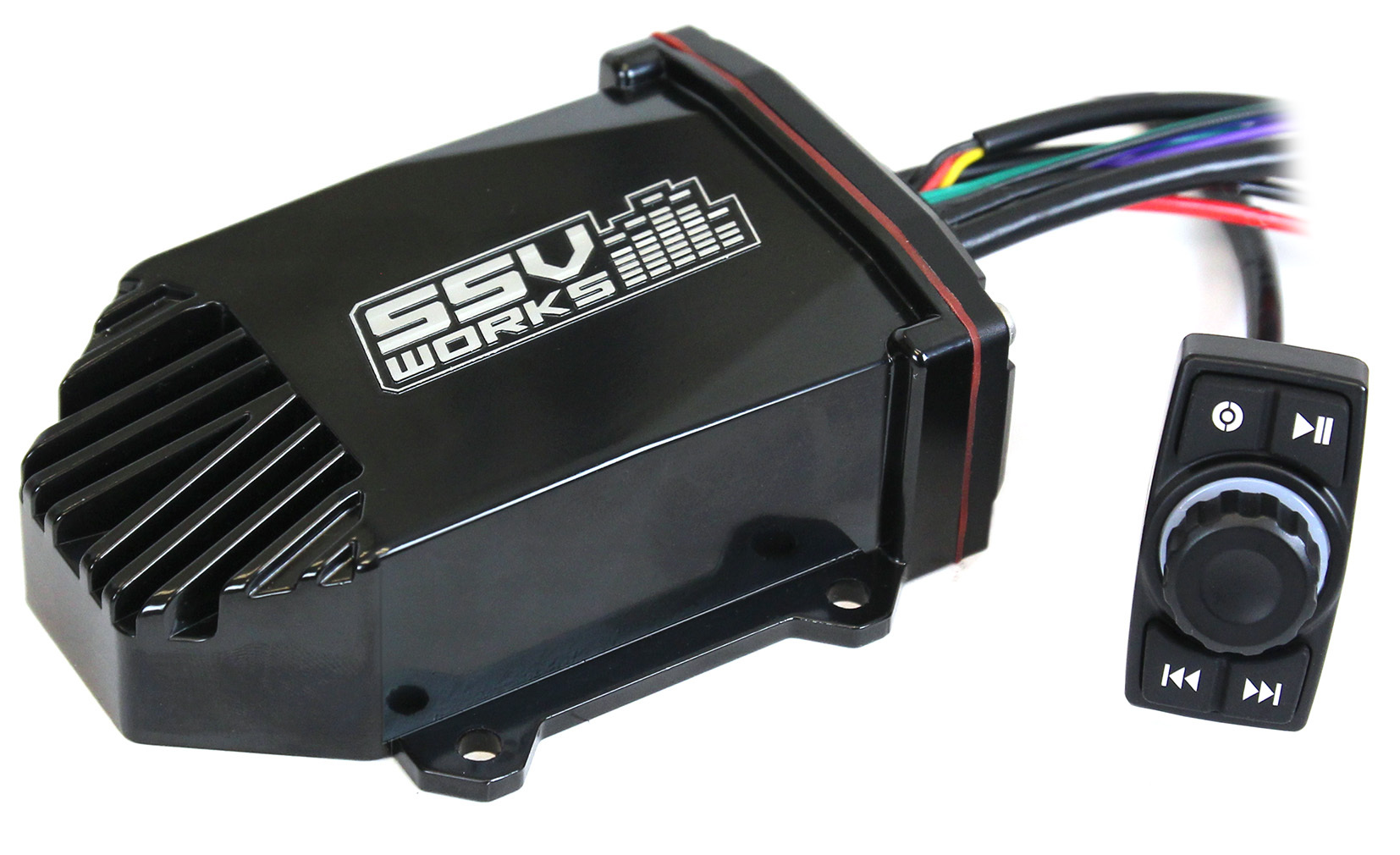 Ssv Works - Bluetooth Rocker Switch With Aux-input - 200-WP-MRB2R