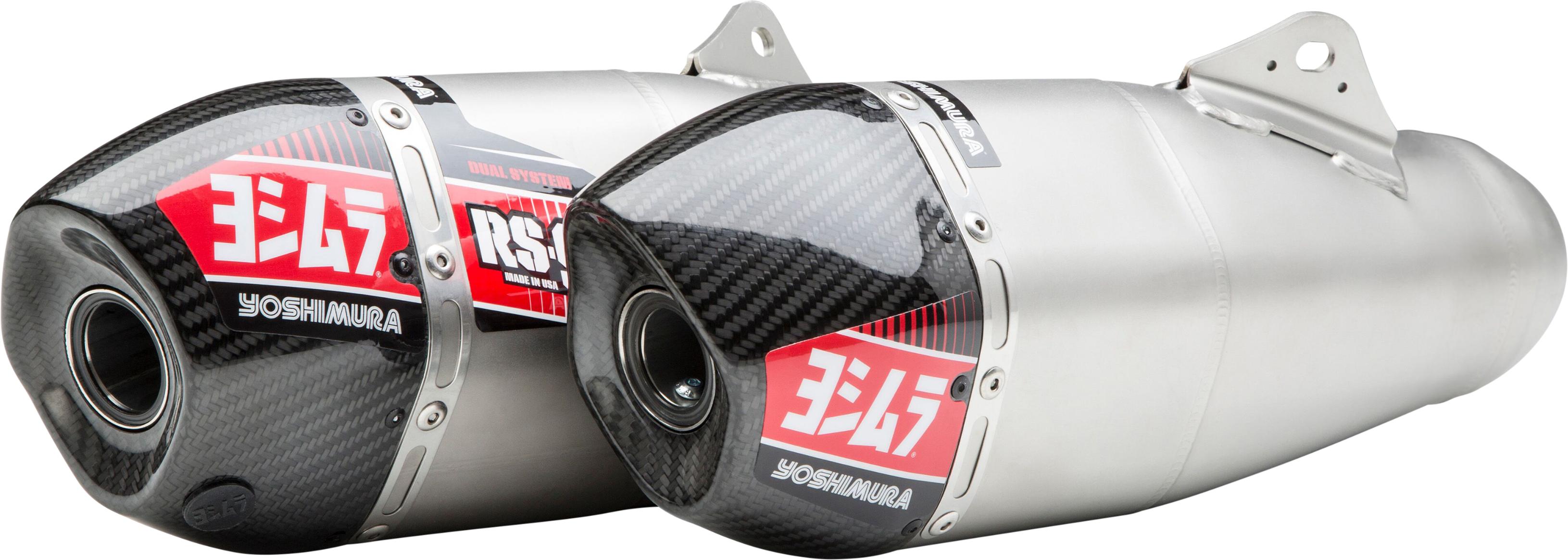 Yoshimura - Rs-9 Header/canister/end Cap Exhaust Slip-on Ss-al-ss - 22844BR520